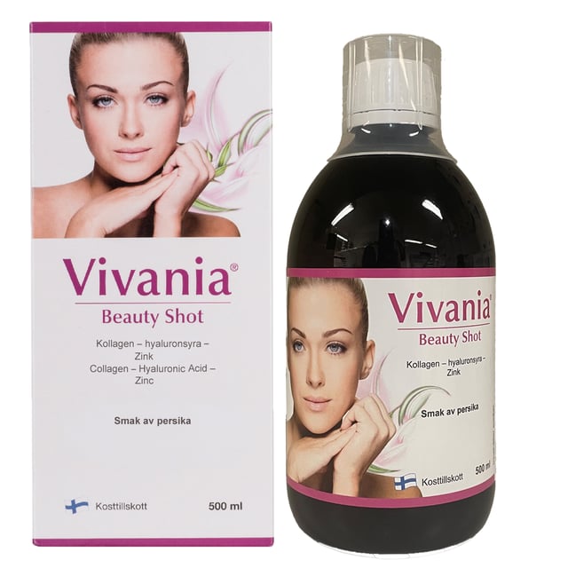 Biosan Vivania Beauty Shot 500 ml | Vitaminer & kosttillskott - Kollagen,Vitaminer & kosttillskott - Hud, hår & naglar | Apoteka
