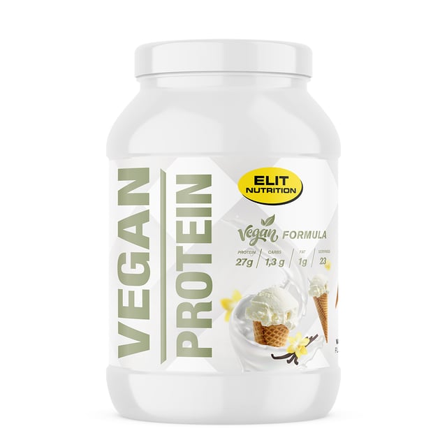 Elit Nutrition Vegan Protein Vanilla 750 g | Träning - Proteintillskott - Proteinpulver - Veganskt proteinpulver | Apoteka