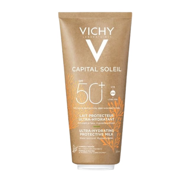 Vichy Capital Soleil Solar Eco-Designed Milk SPF50+ 200 ml | Hudvård - Solskydd - Solskydd för kroppen | Apoteka