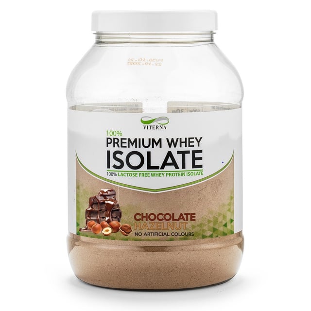 Viterna 100% Premium Whey Isolate Chocolate/Hazelnut 900g | Träning - Proteintillskott - Proteinpulver - Vassleprotein | Apoteka