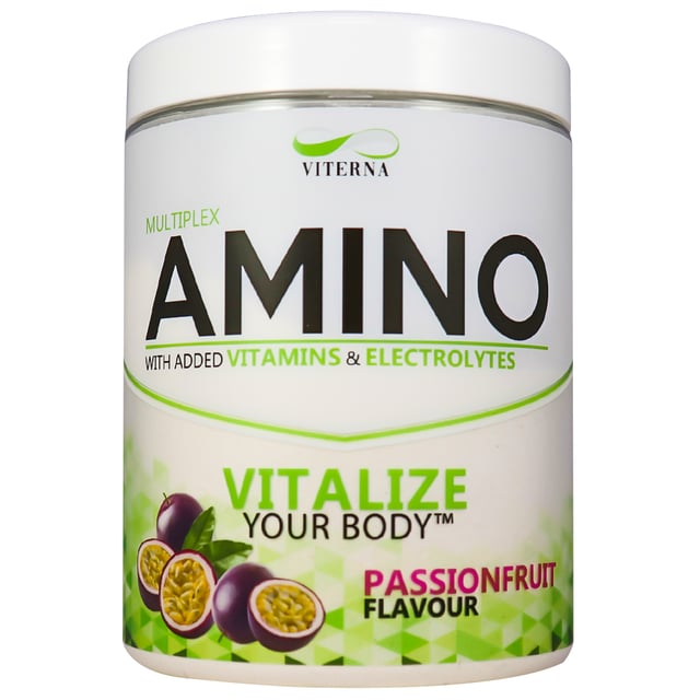 Viterna Amino Passionfruit 400 g - Vegan | Träning - Aminosyror - EAA,Träning - Aminosyror - BCAA,Vitaminer & kosttillskott - Aminosyror | Apoteka