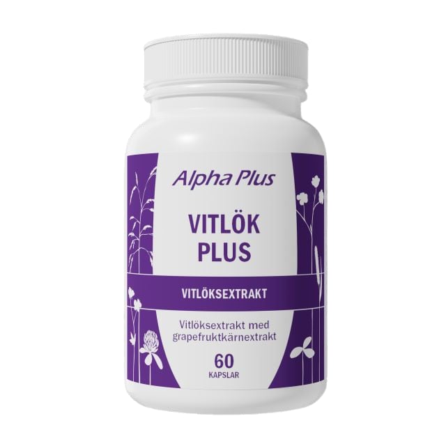 Alpha Plus Vitlök Plus 60 kapslar | Vitaminer & kosttillskott - Immunförsvar | Apoteka