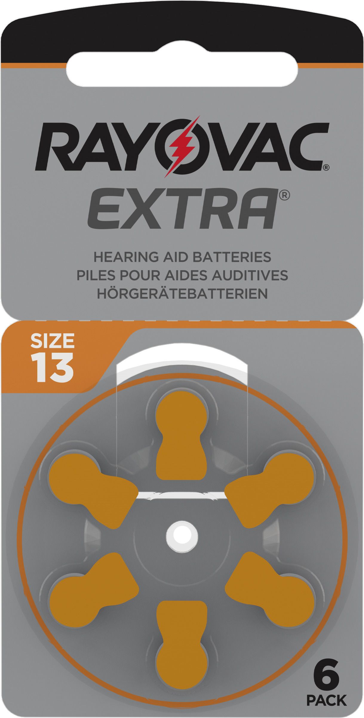 Rayovac Extra Stl13 Orange 6st