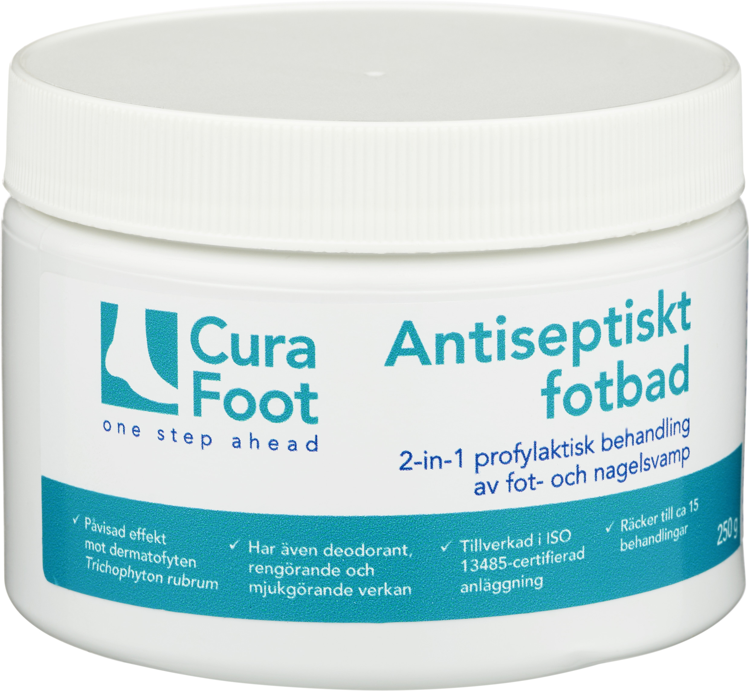 CuraFoot Antiseptiskt Fotbad 250 g