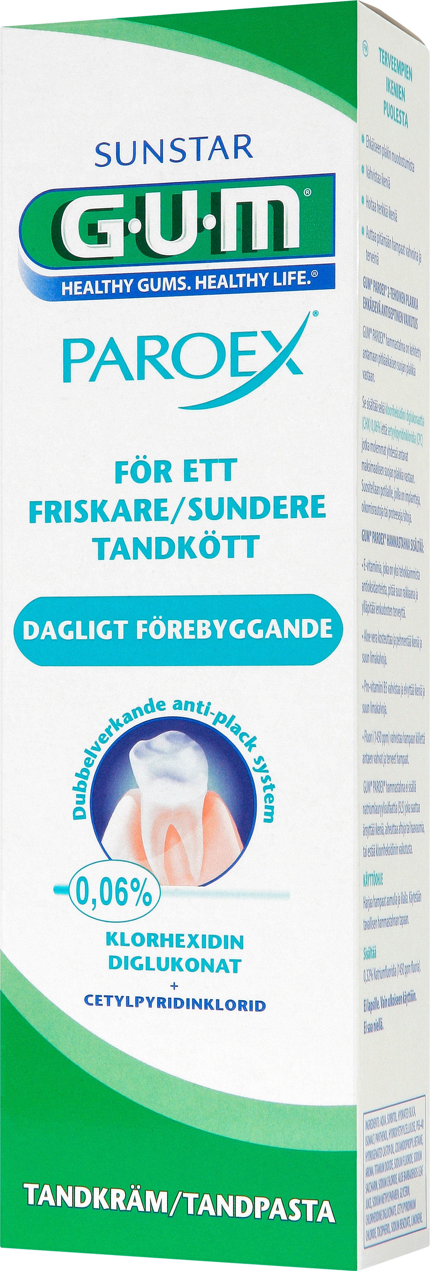 GUM Paroex Fluor tandkräm 0,06% 75 ml