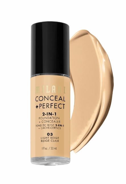 Milani Conceal + Perfect 2-in-1 Foundation & Concealer 03 Light Beige 30 ml