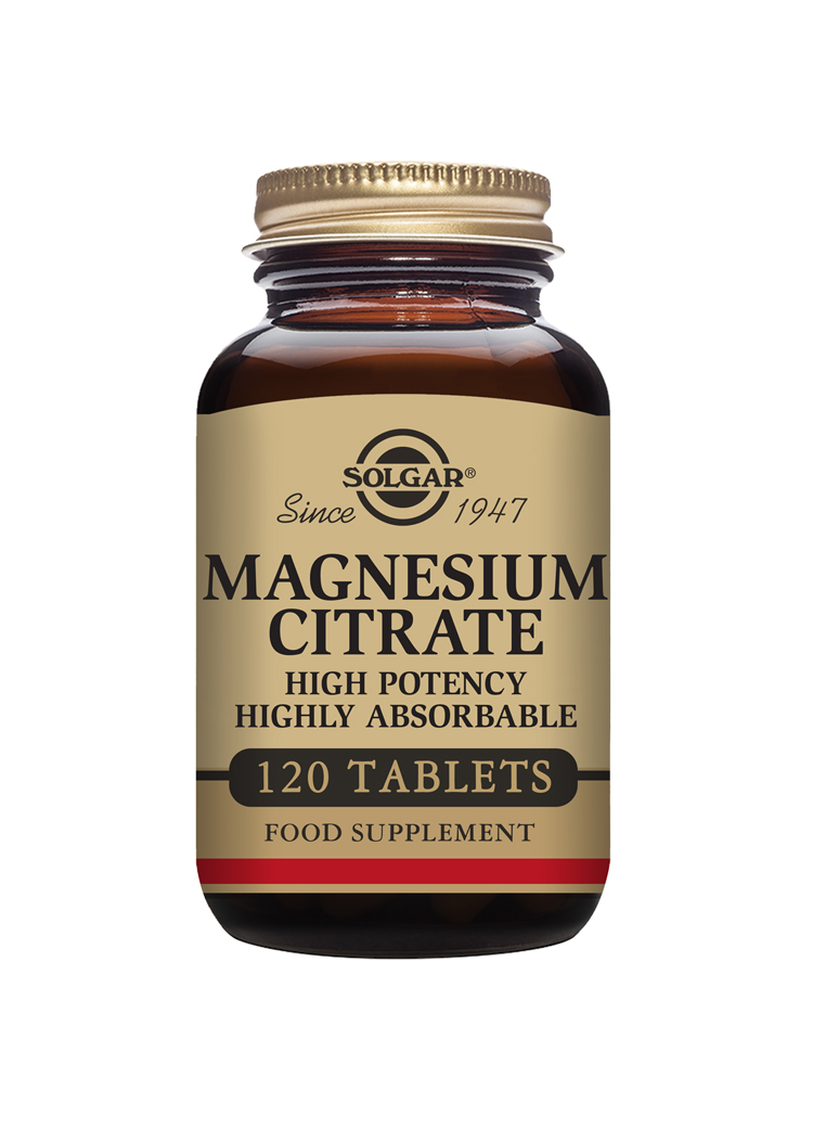 Solgar Magnesium Citrate 120 tabletter