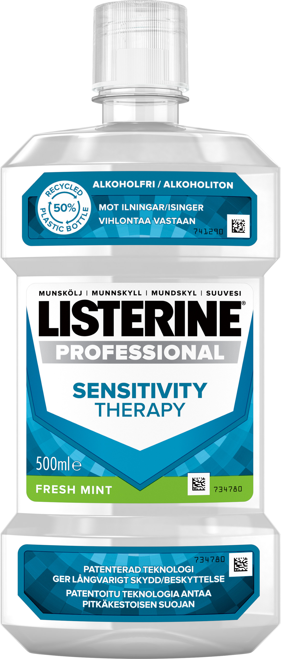 Listerine Professional Sensitivity Therapy Fresh Mint 500 ml