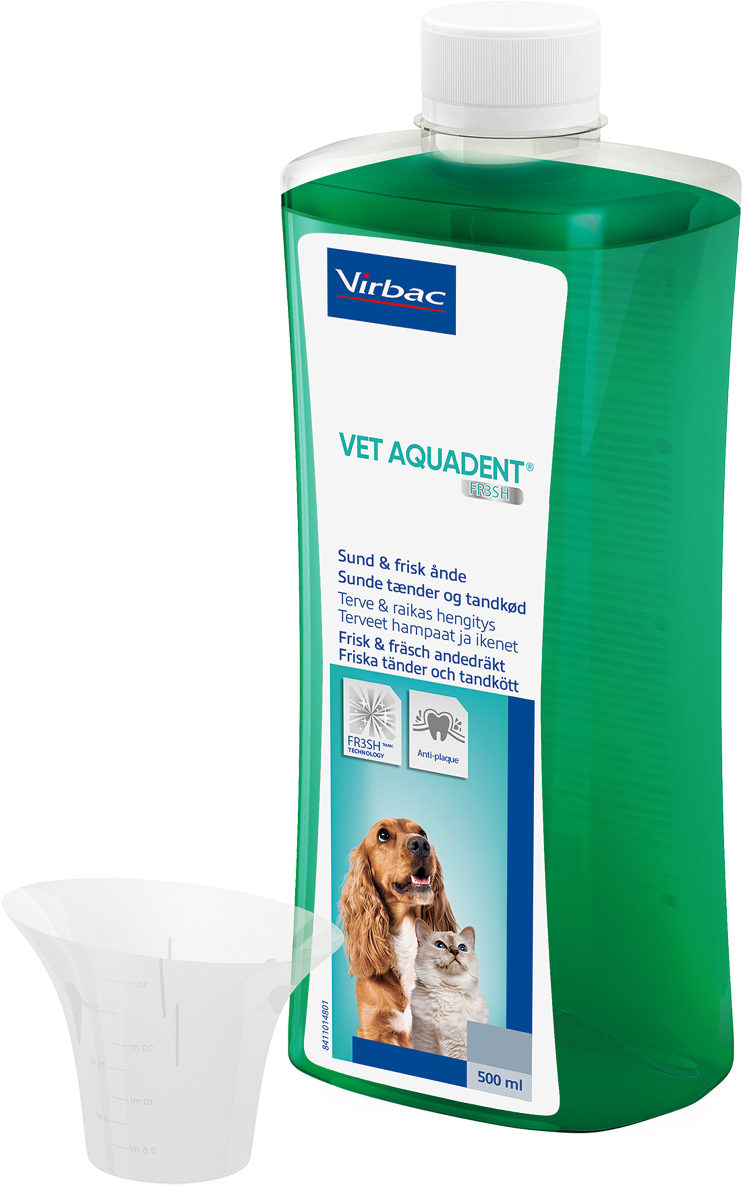 Virbac Vet Aquadent Anti-plack Lösning 500 ml