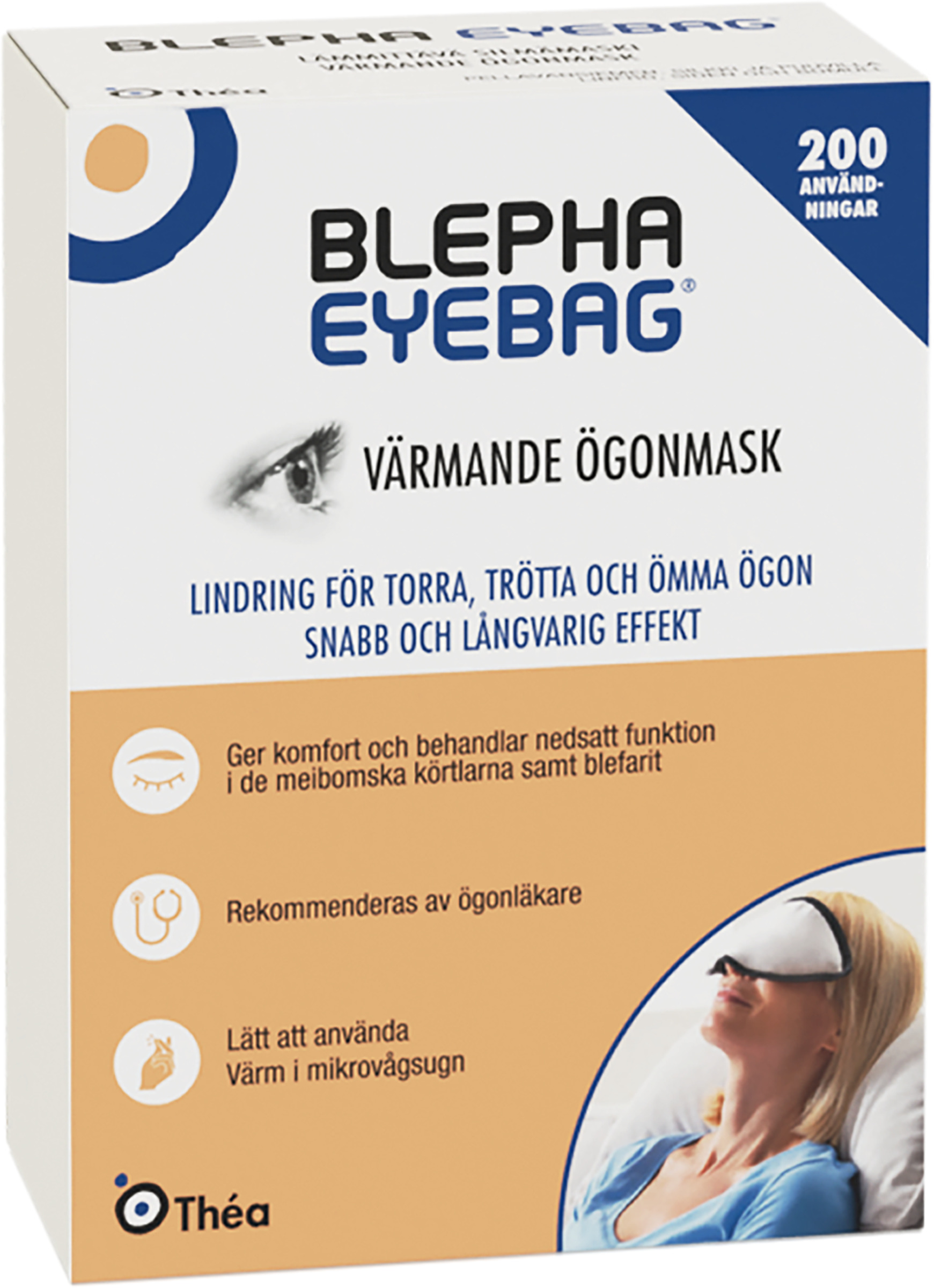 BLEPHA EYEBAG Värmande Ögonmask 1st