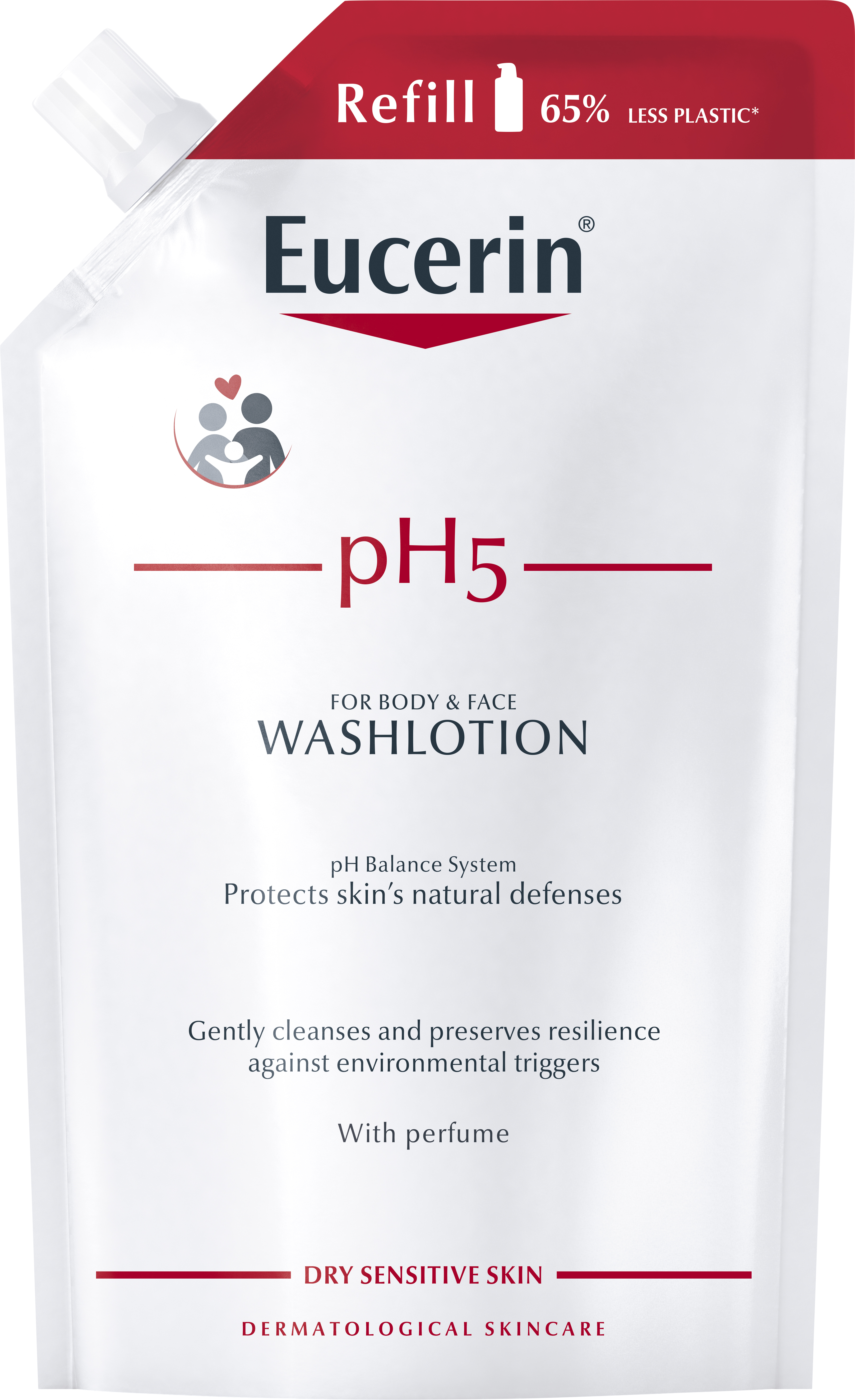 Eucerin pH5 Washlotion Refill Parfymerad 400 ml