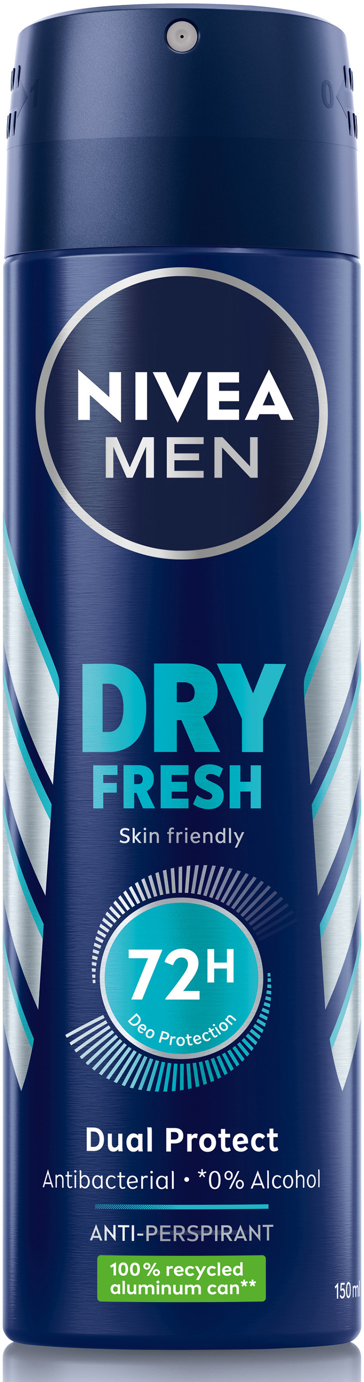 NIVEA Men Dry Fresh Dual Protect Deo-spray 150 ml
