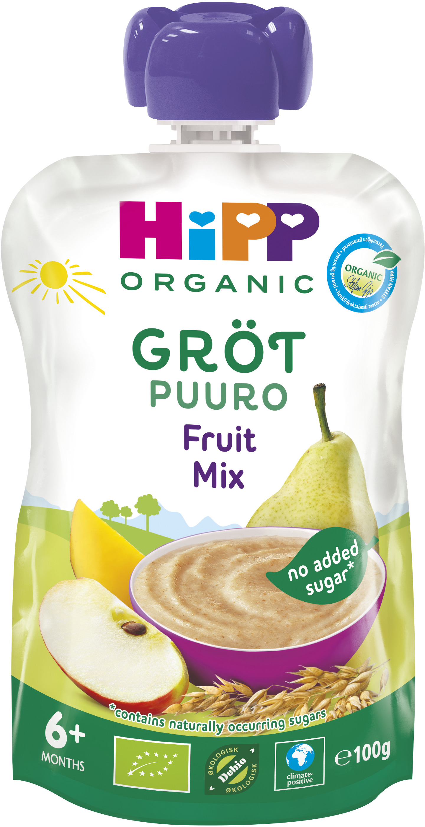 HiPP Gröt & Fruktmix 100 g