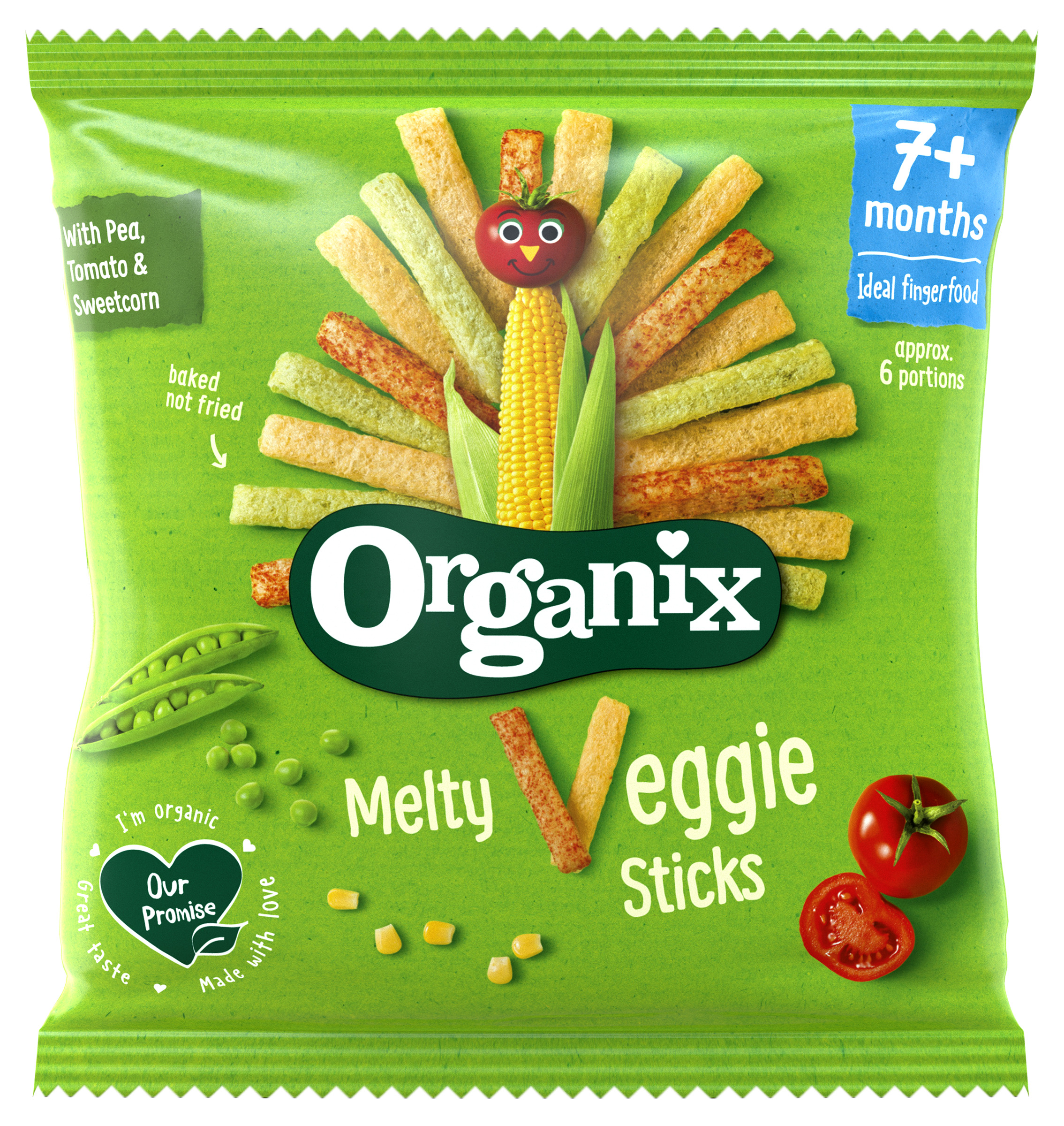 Organix Melty Veggie Sticks 15 g