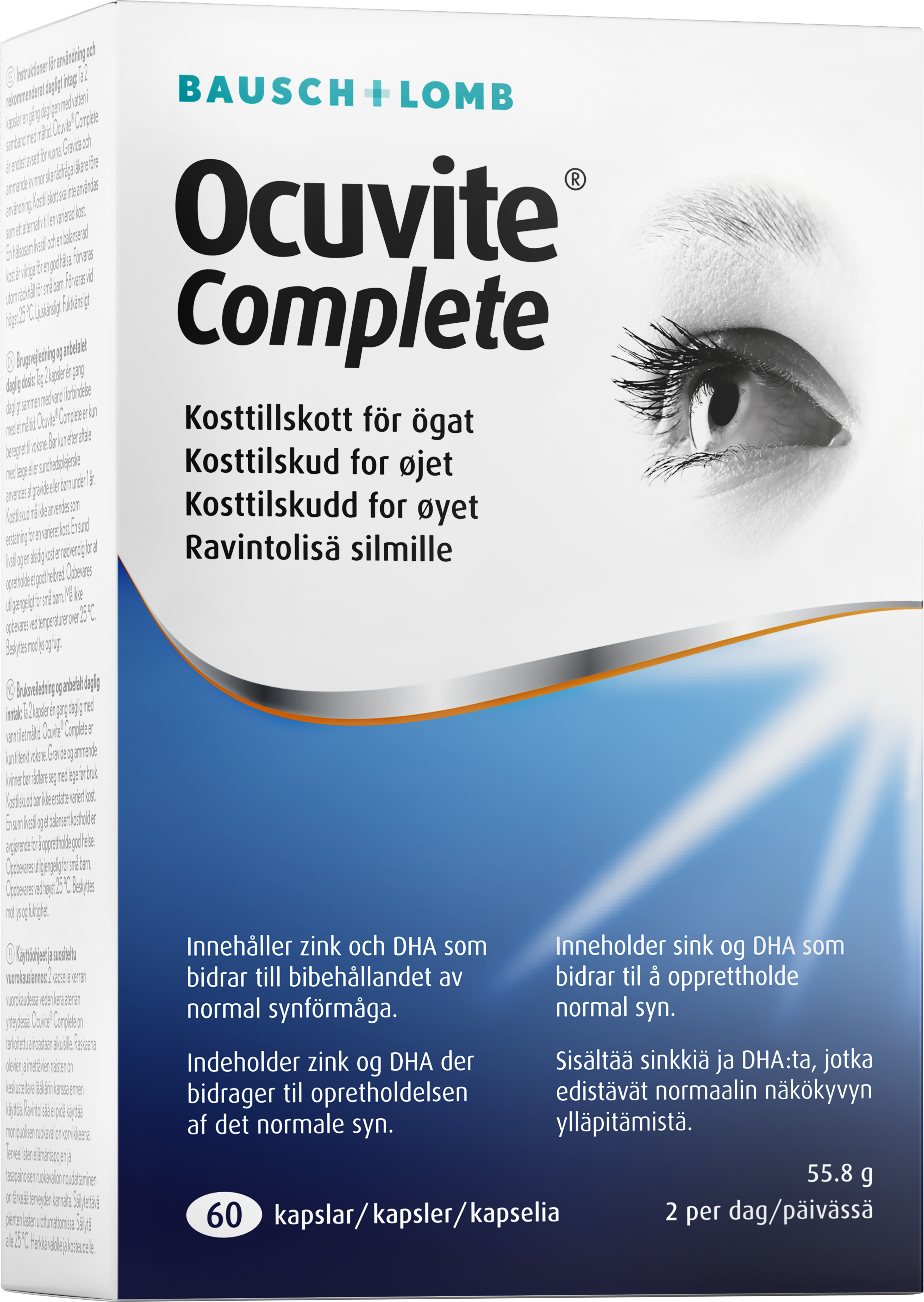 Ocuvite Complete Kosttillskott För Ögat 60 gelkapslar