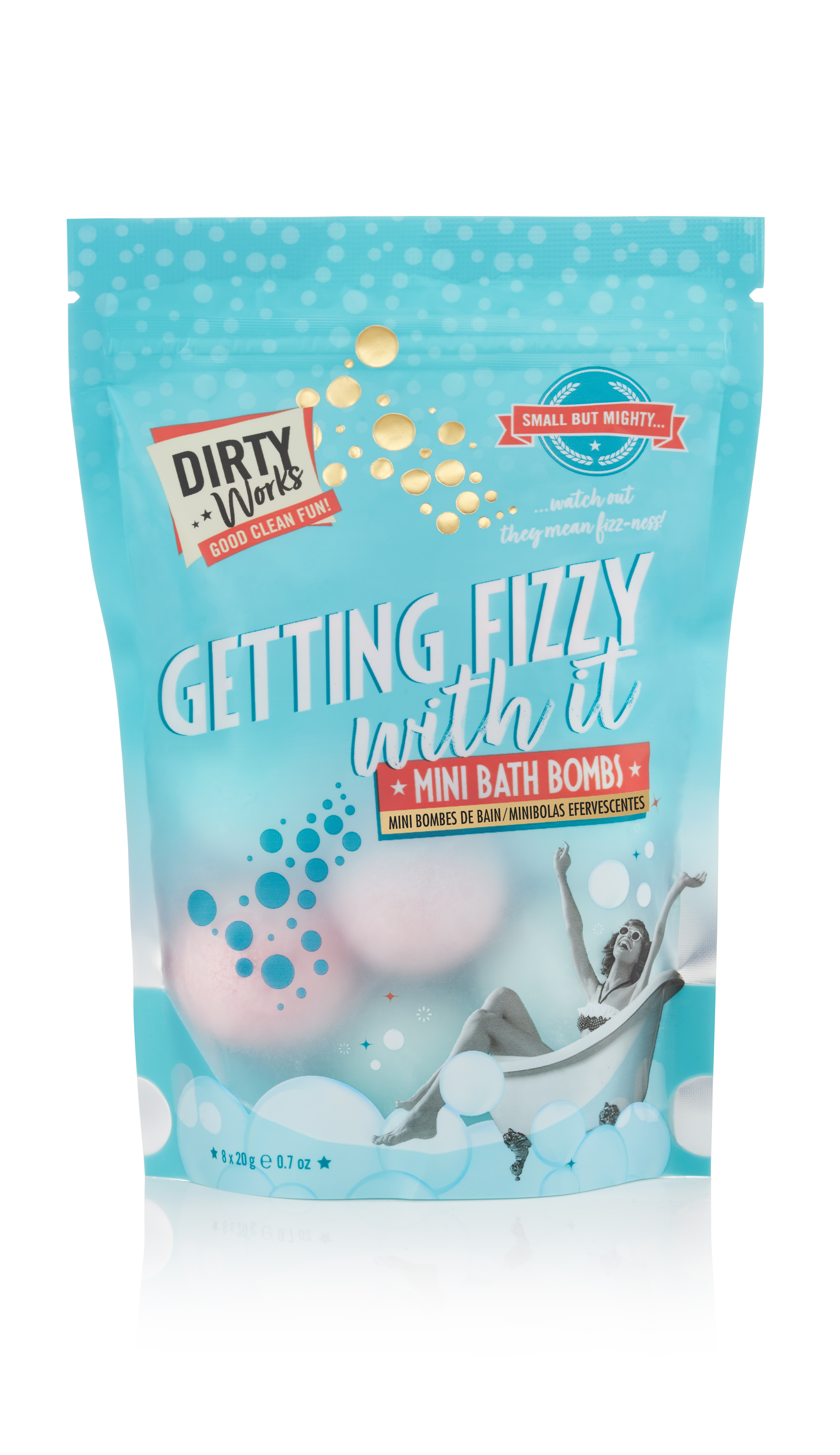 Dirty Works Getting Fizzy With It Mini Bath Bombs 8 x 20 g