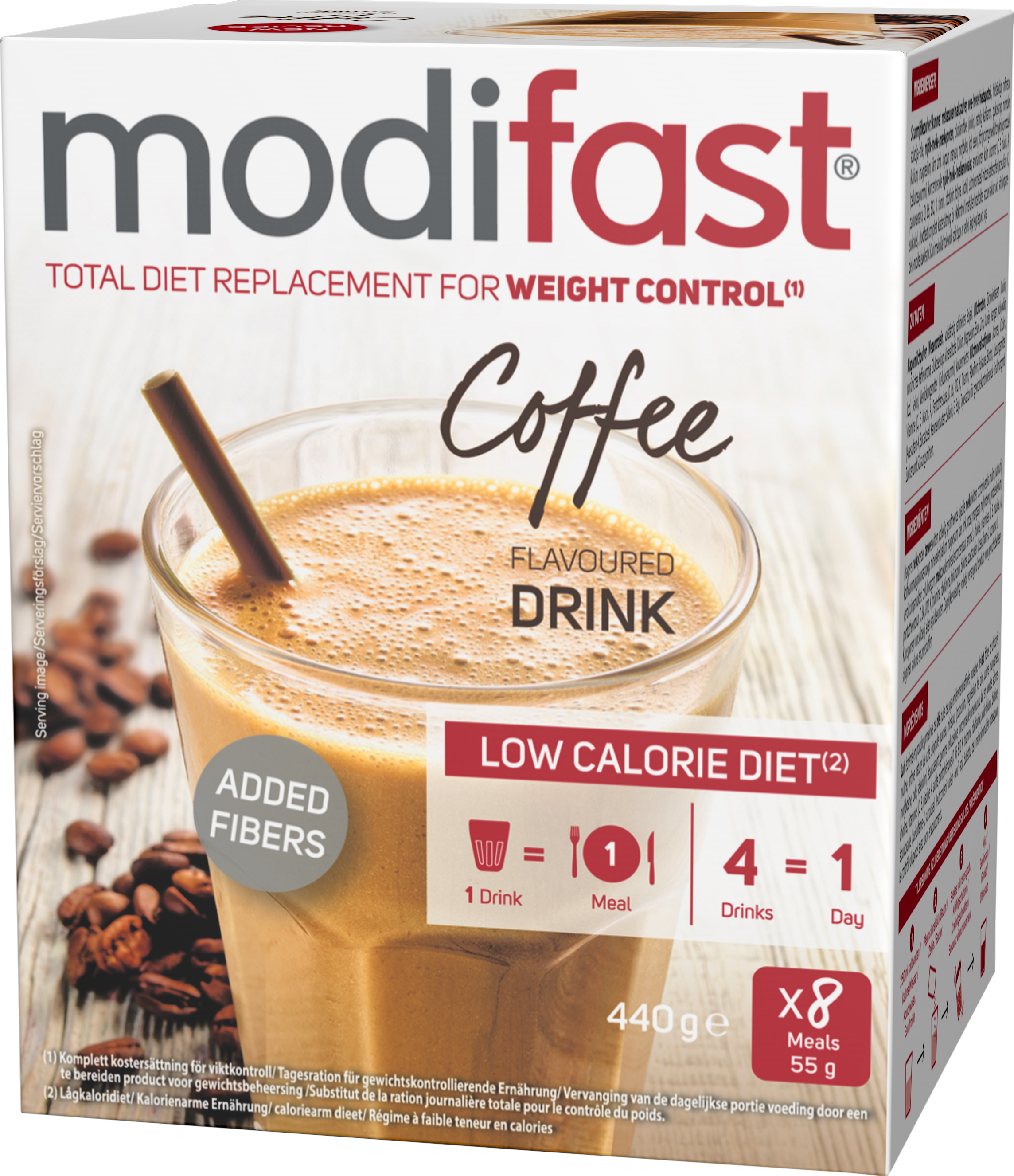 Modifast LCD Pulver Kaffe 8 st