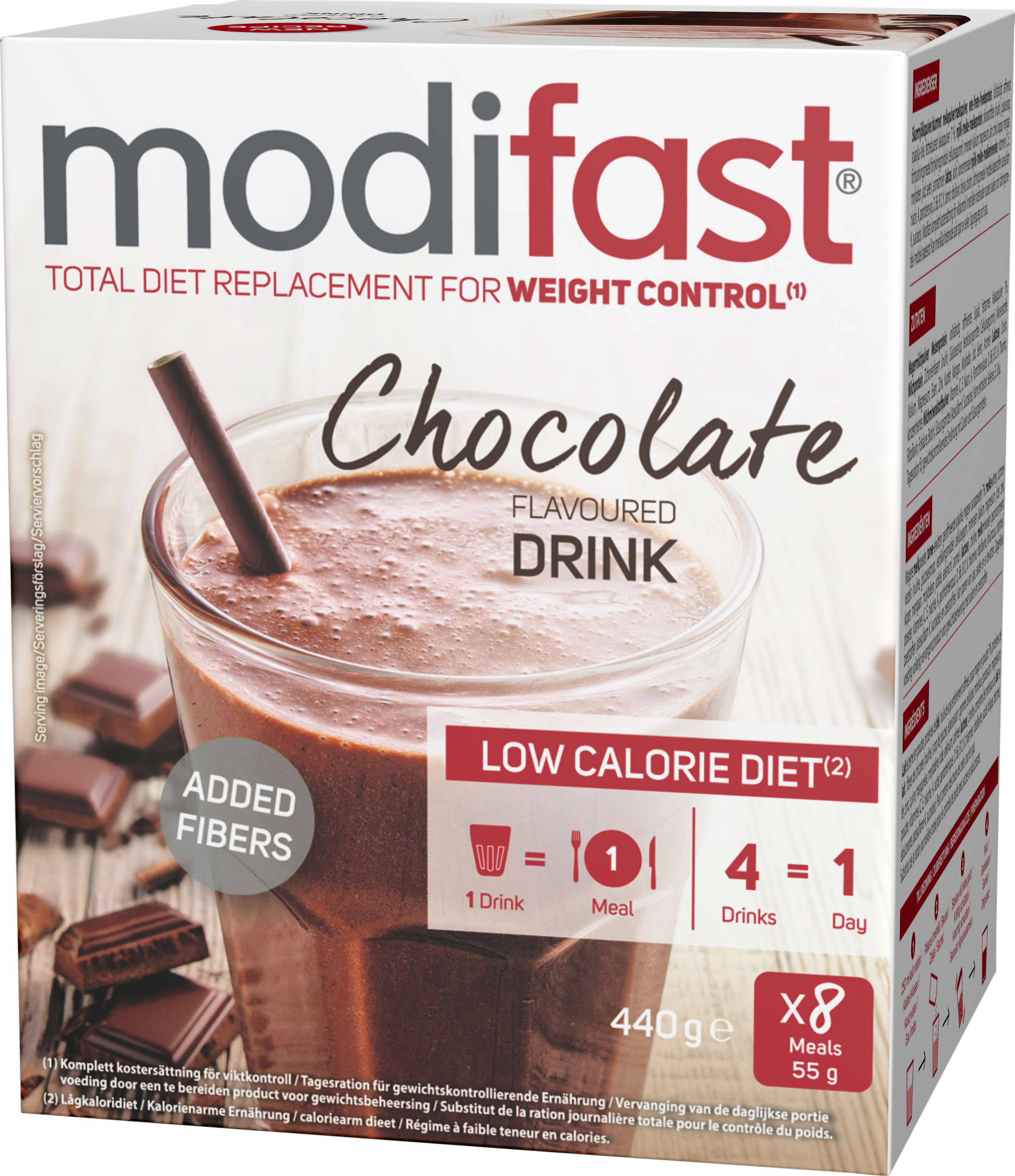 Modifast LCD Pulver Choklad 8 st