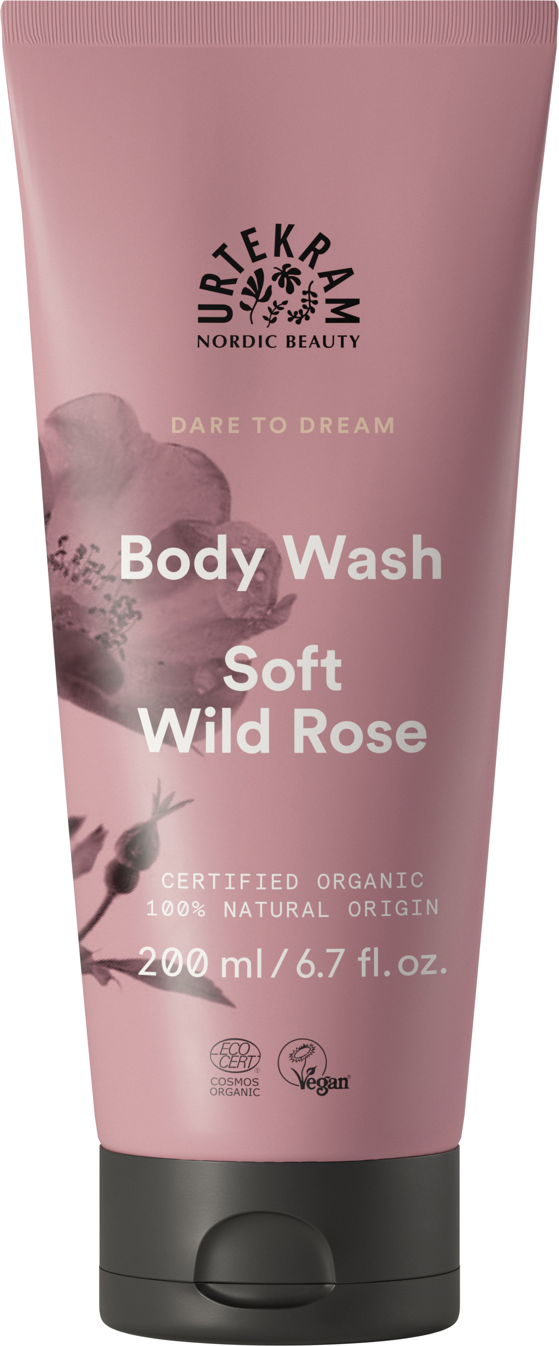 Urtekram Beauty Dare to Dream Soft Wild Rose Shower Gel 250 ml