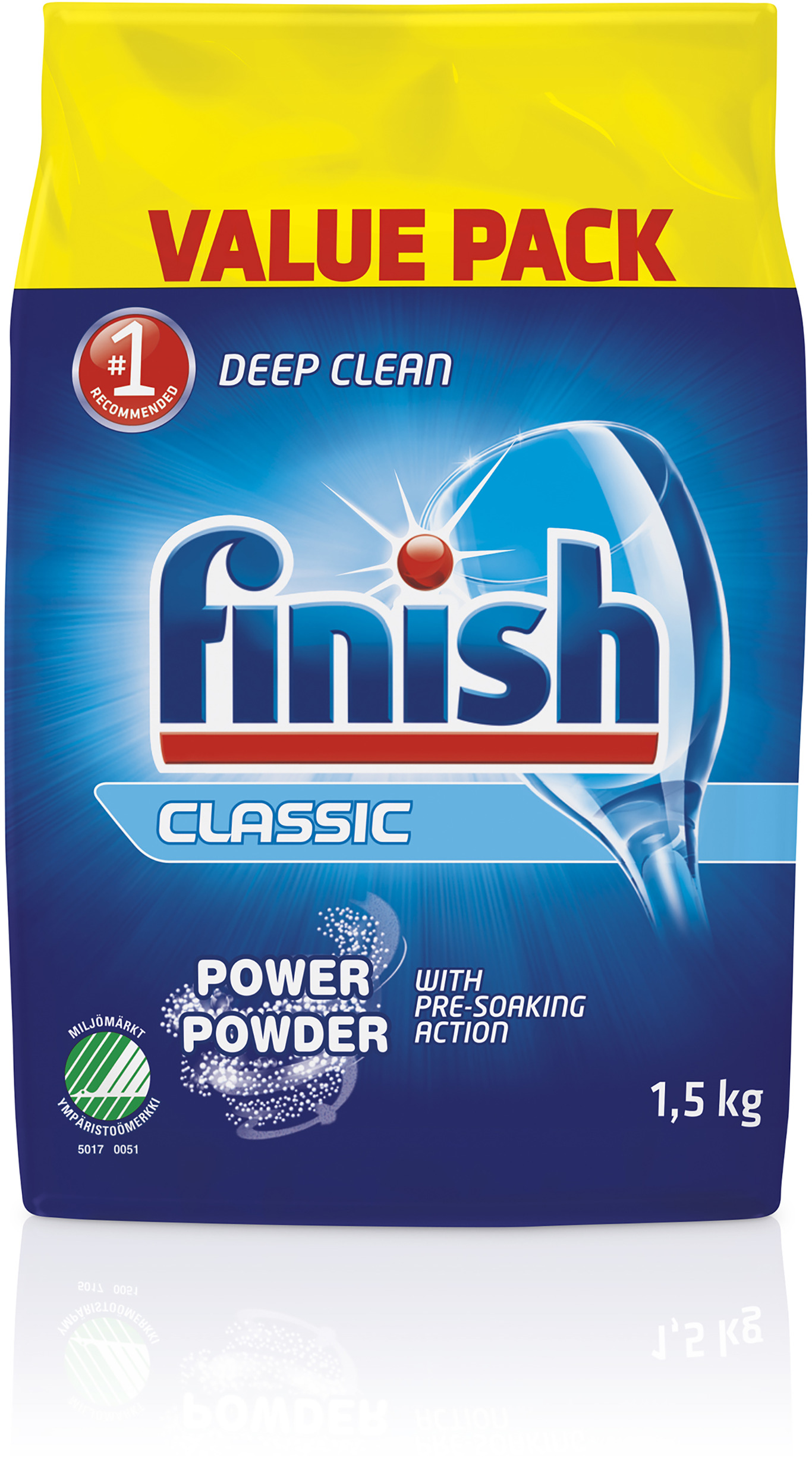 finish Classic Power Powder Maskindiskpulver 1,5 kg