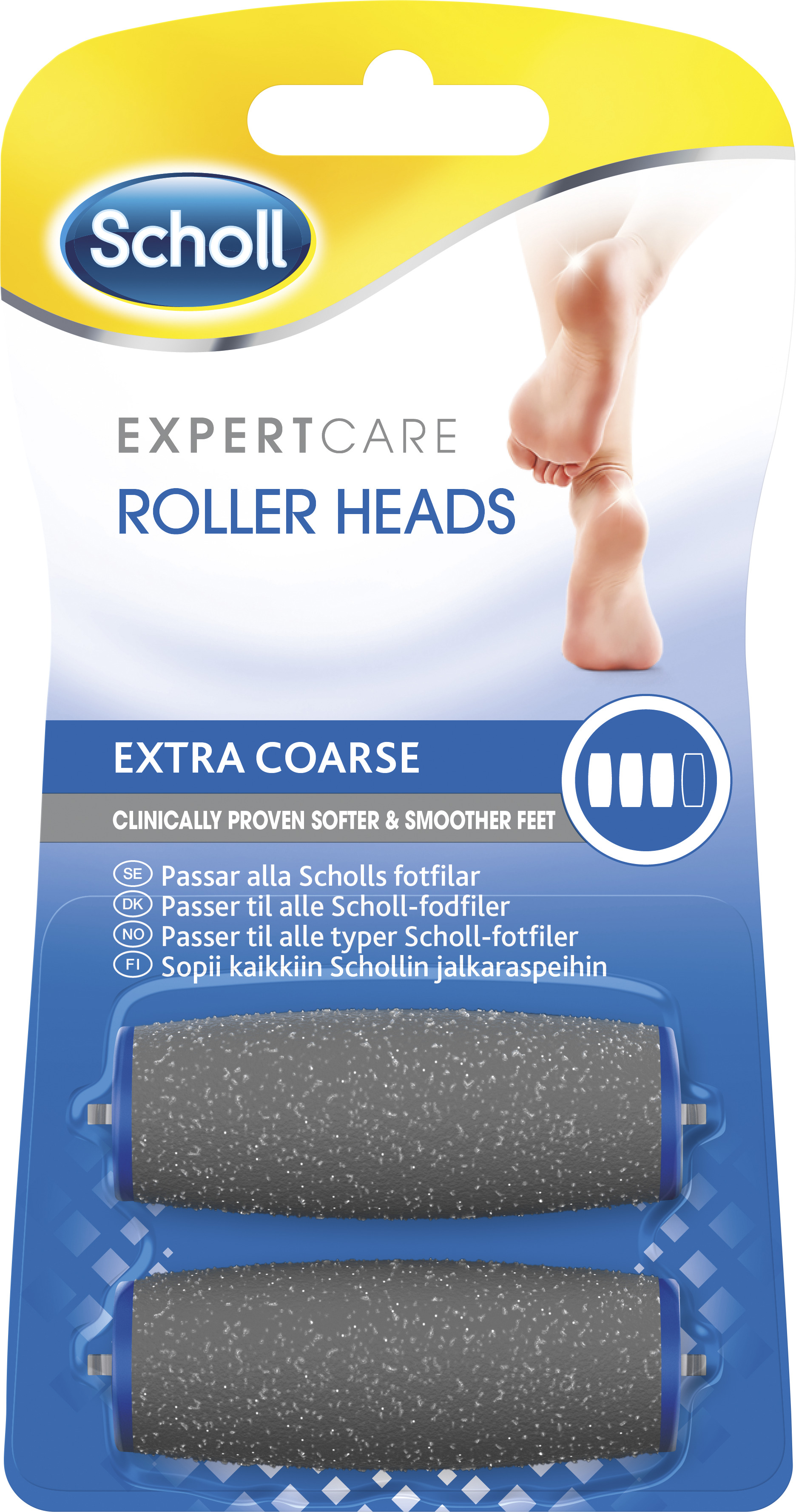 Scholl Elektrisk Fotfil Refill Extra 2 st