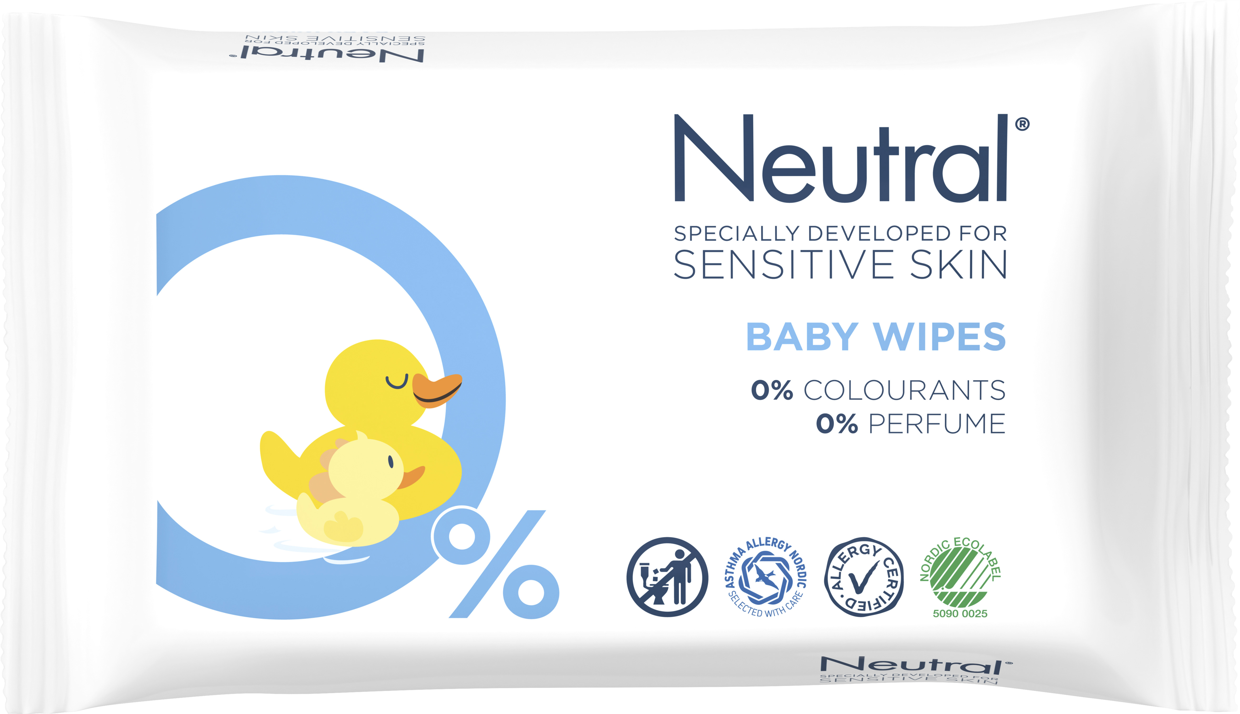 Neutral Baby Våtservetter 63 st