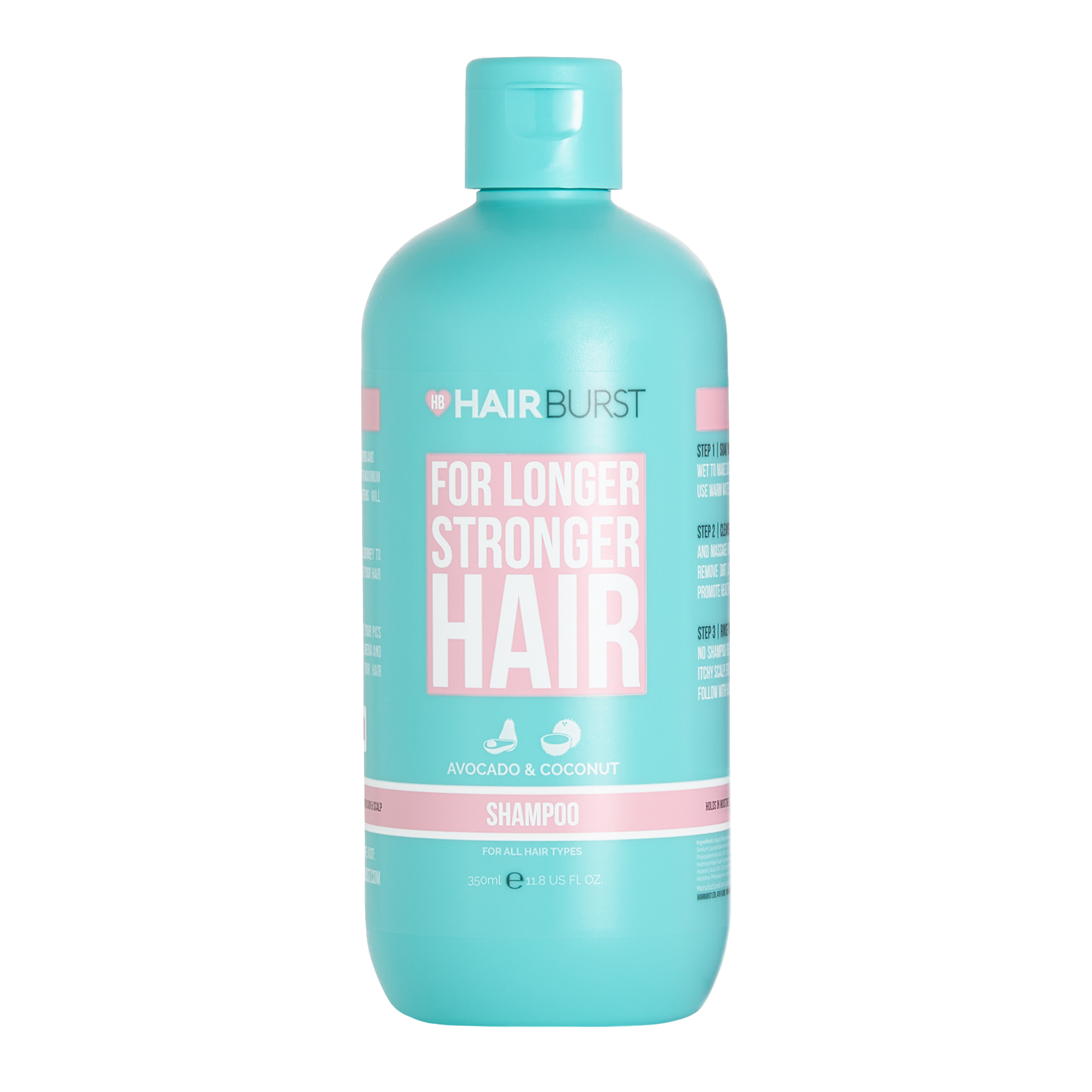 Hairburst Schampo Längre & Starkare Hår 350 ml