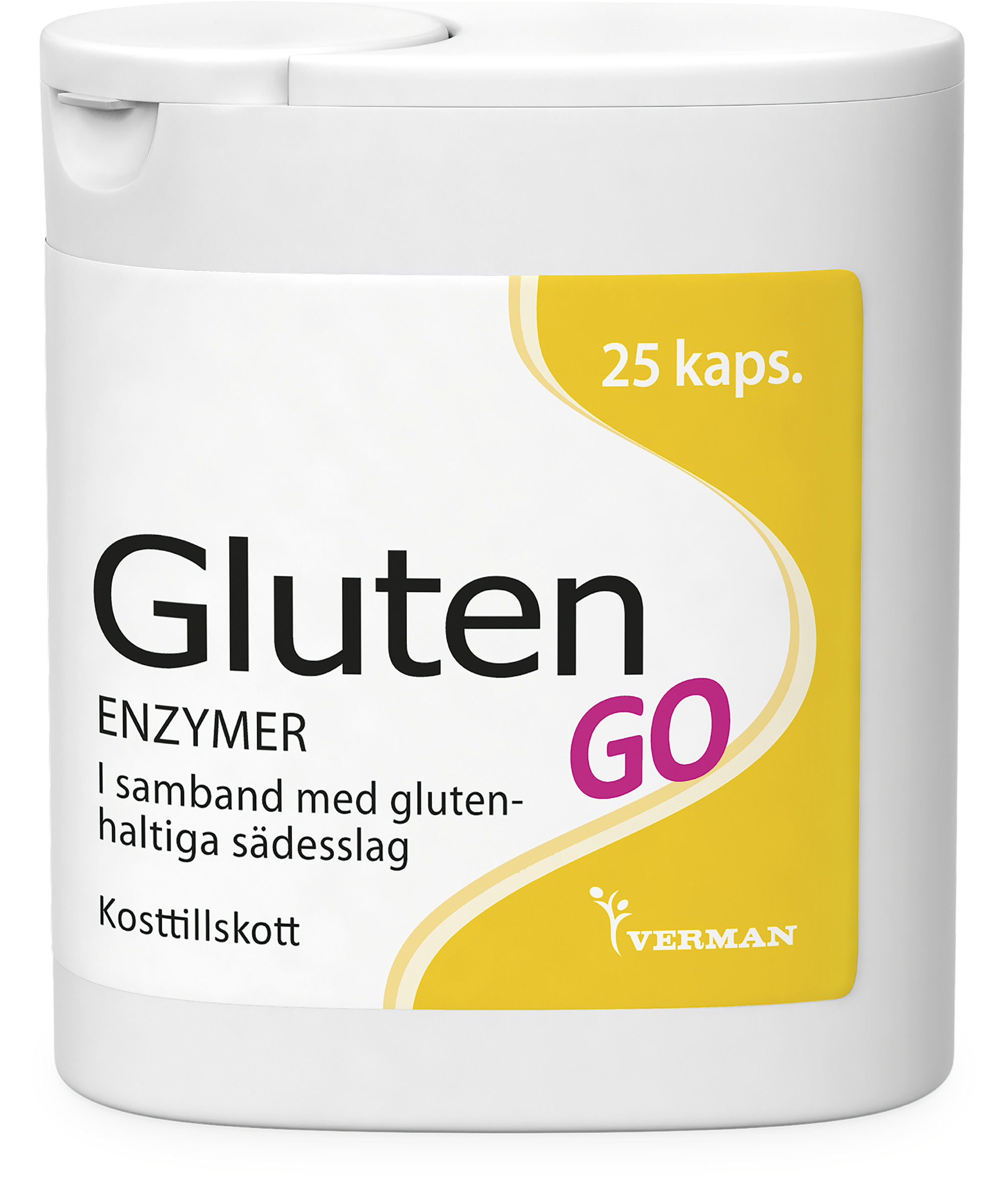 Gluten GO Enzymer 25 kapslar