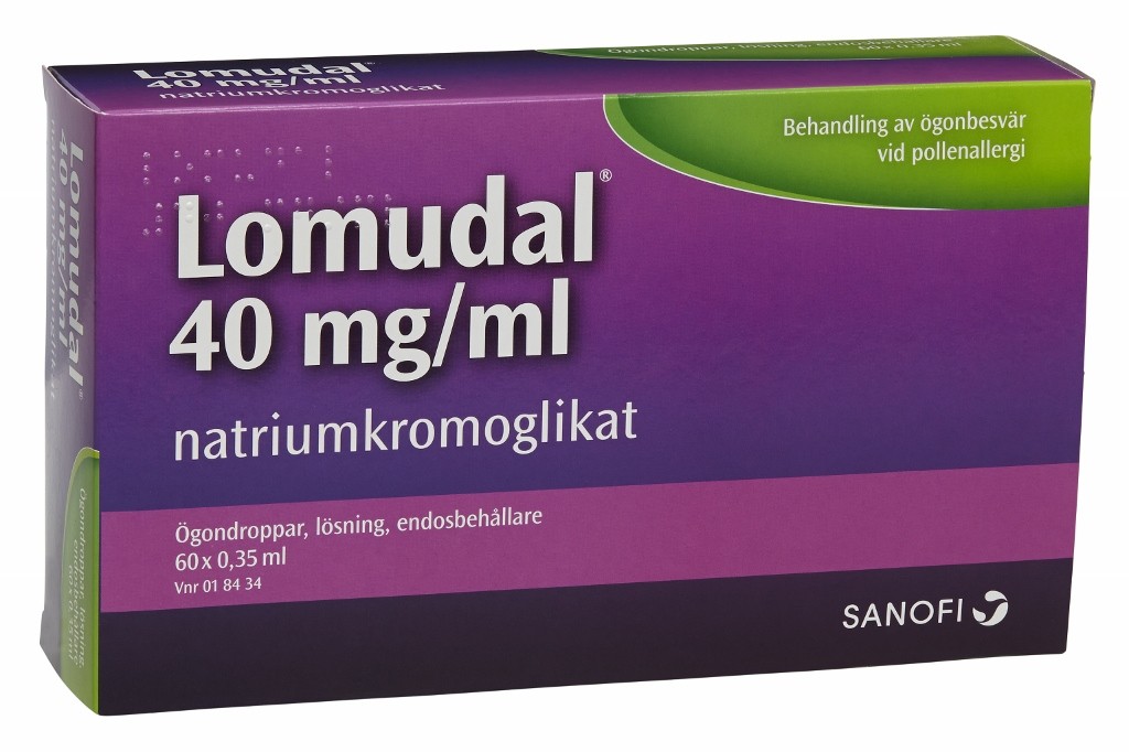 Lomudal Ögondroppar Endosförpackning 40 mg/ml 0,35 x 60 st