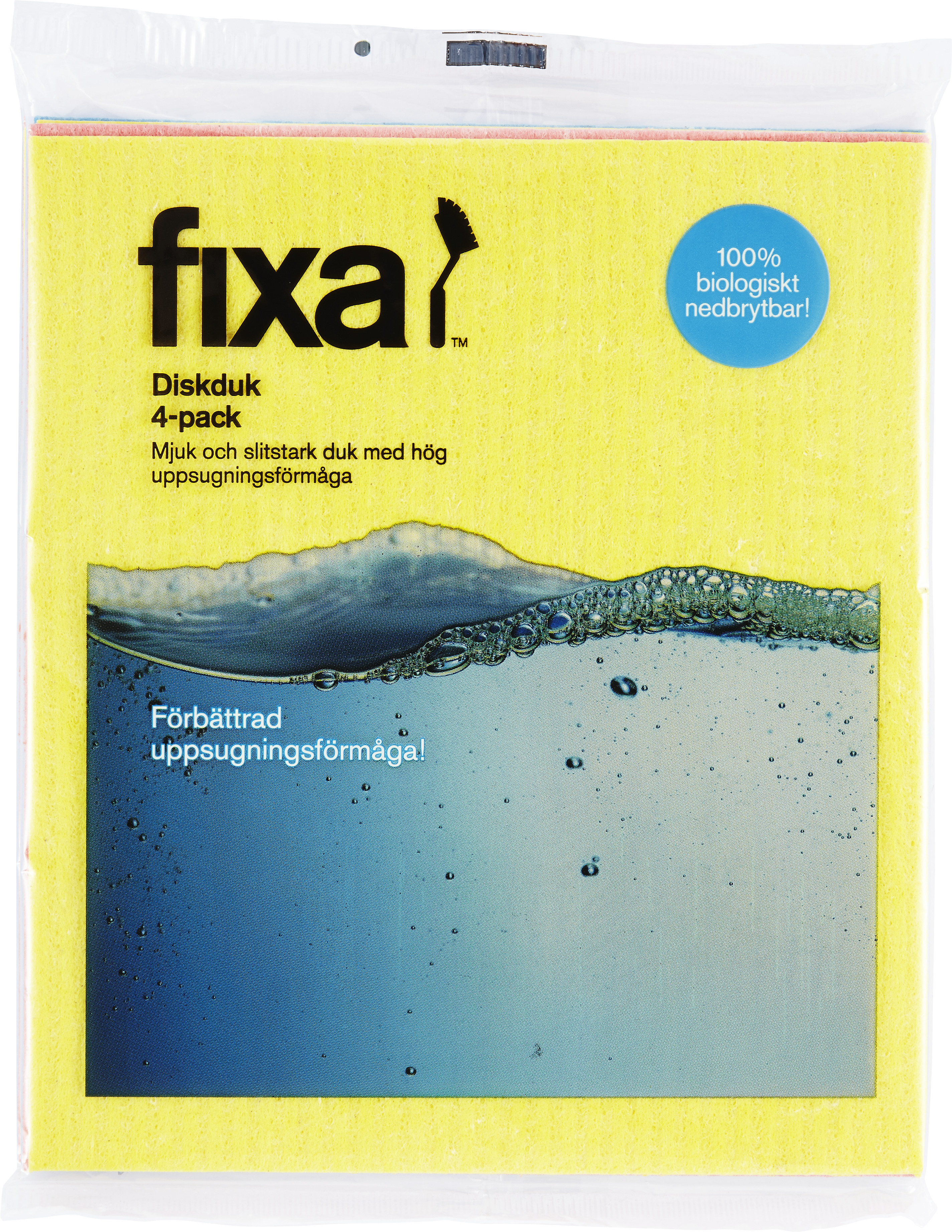 fixa Diskduk 4 st - Blandade färger