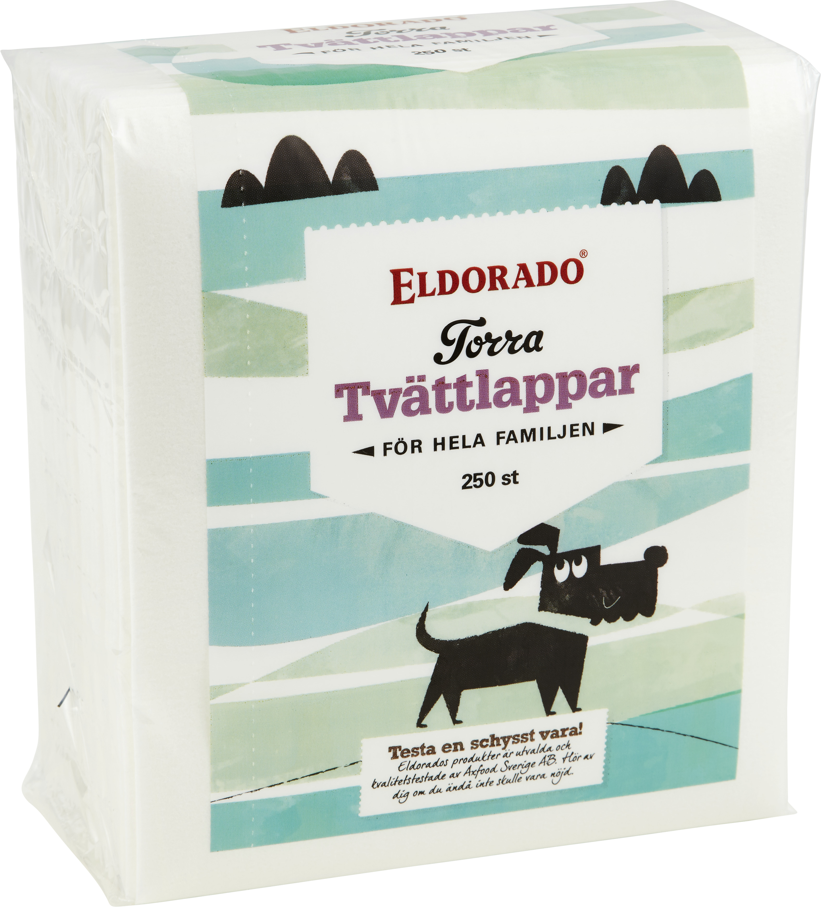 Eldorado Tvättlappar Torra 250 st