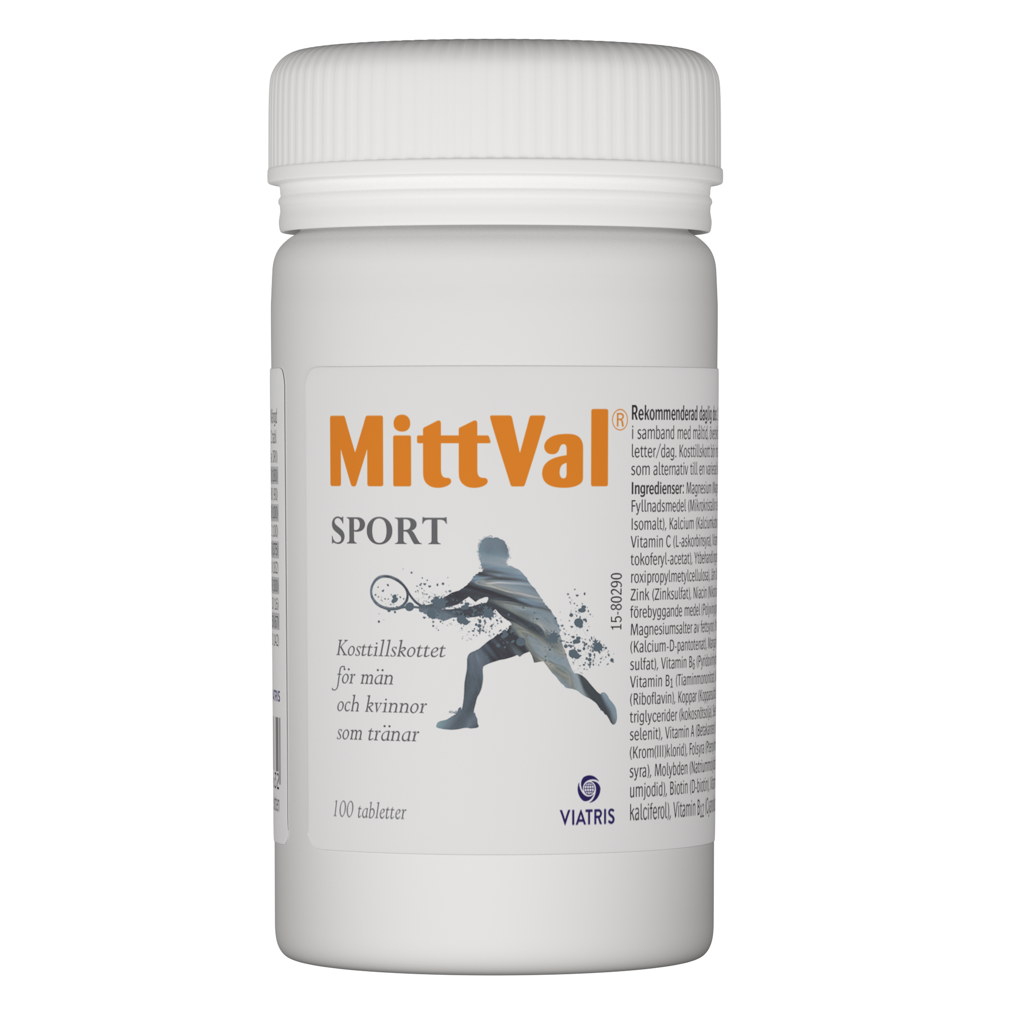 MittVal Sport 100 tabletter