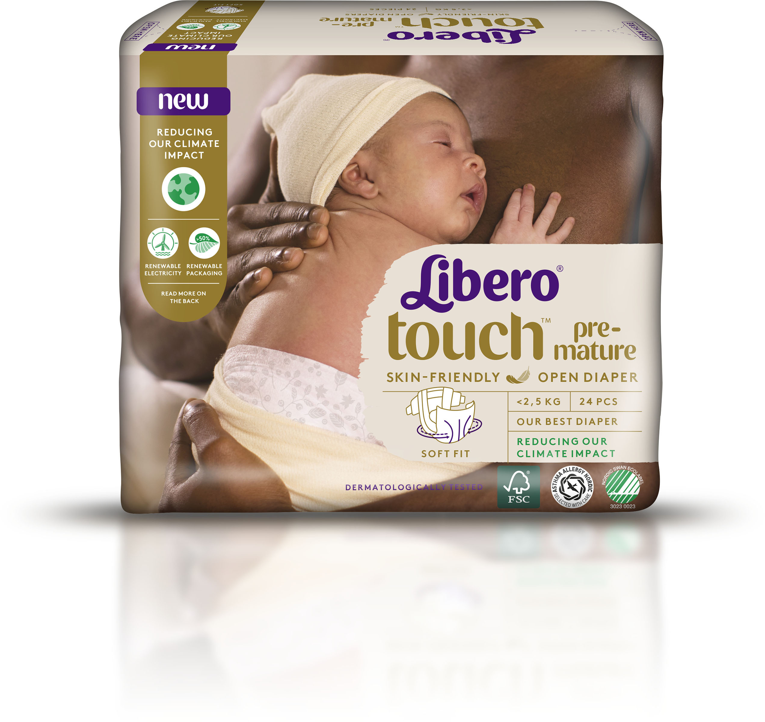 Libero Touch (<2,5kg) Premature 24 st
