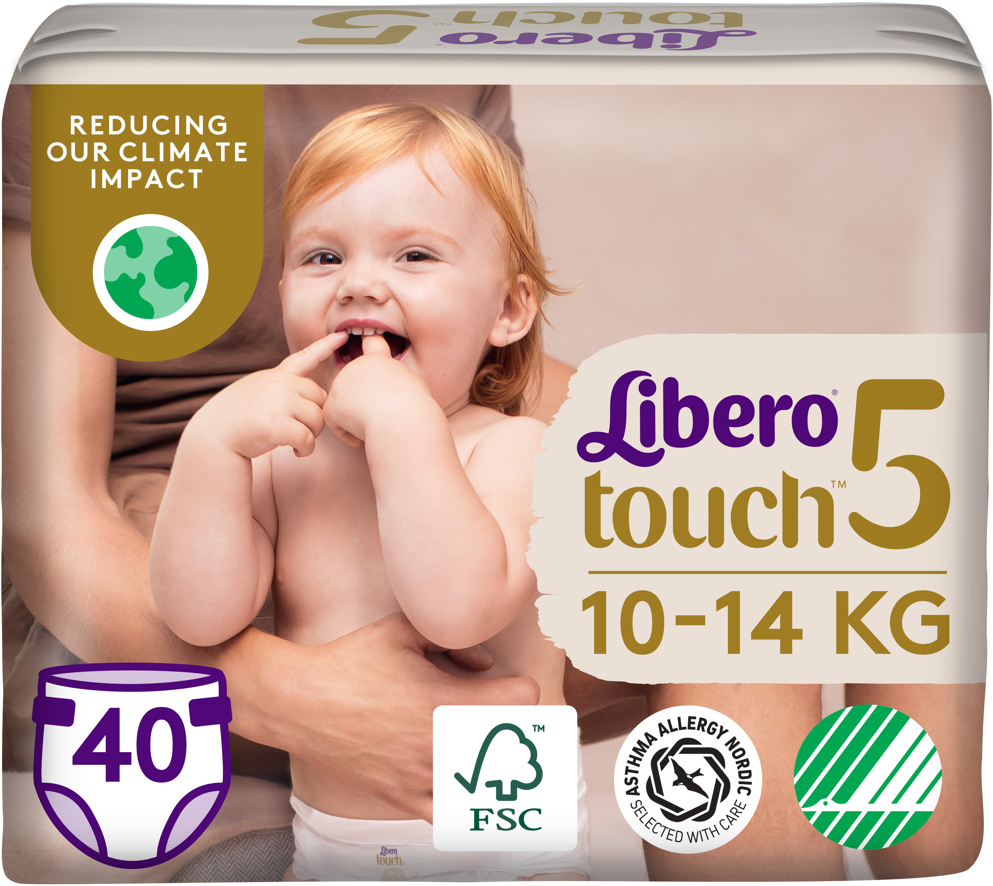 Libero Touch 5 Blöjor (10-14 kg) 40 st