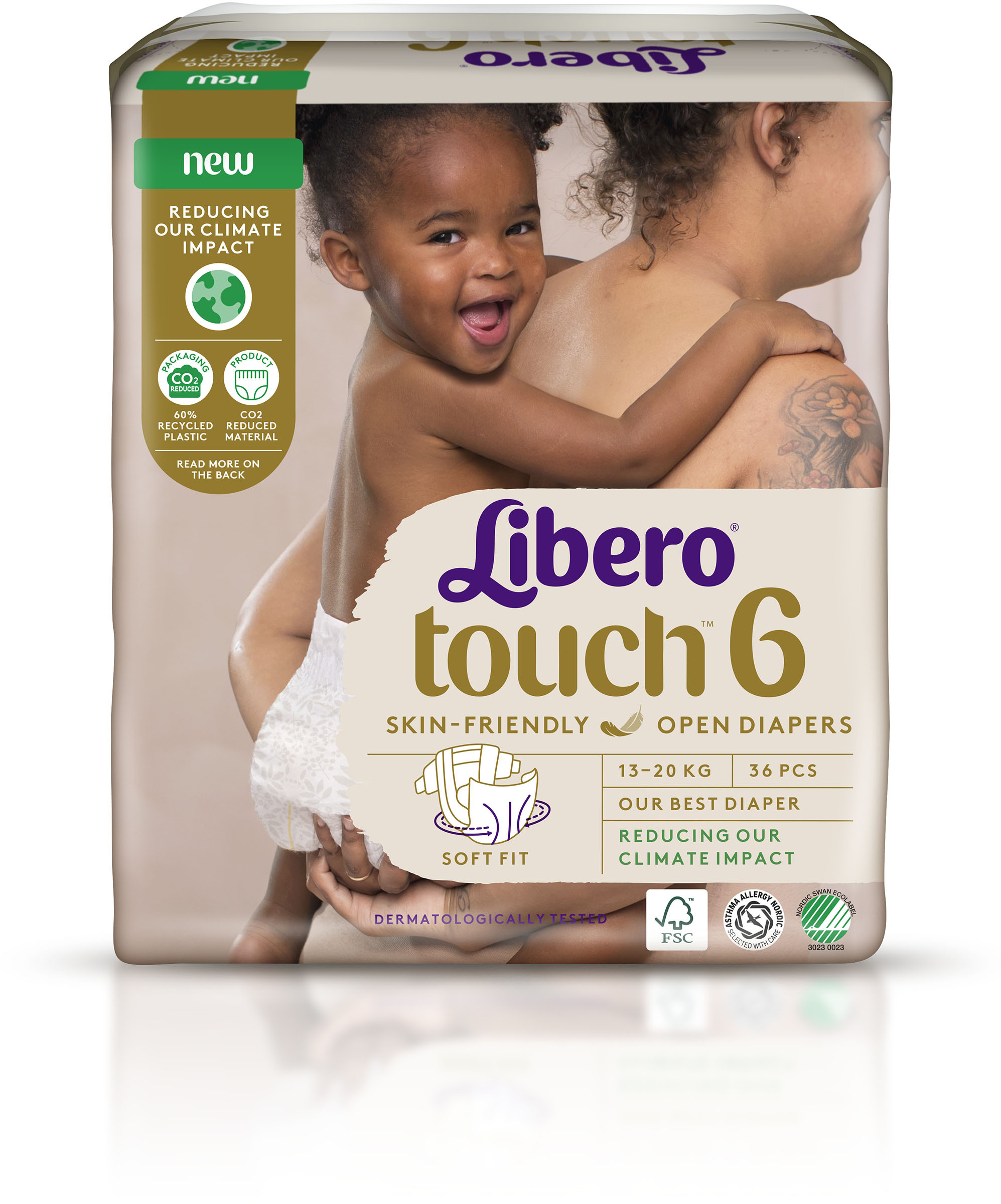 Libero Touch 6 Blöjor (13-20 kg) 36 st