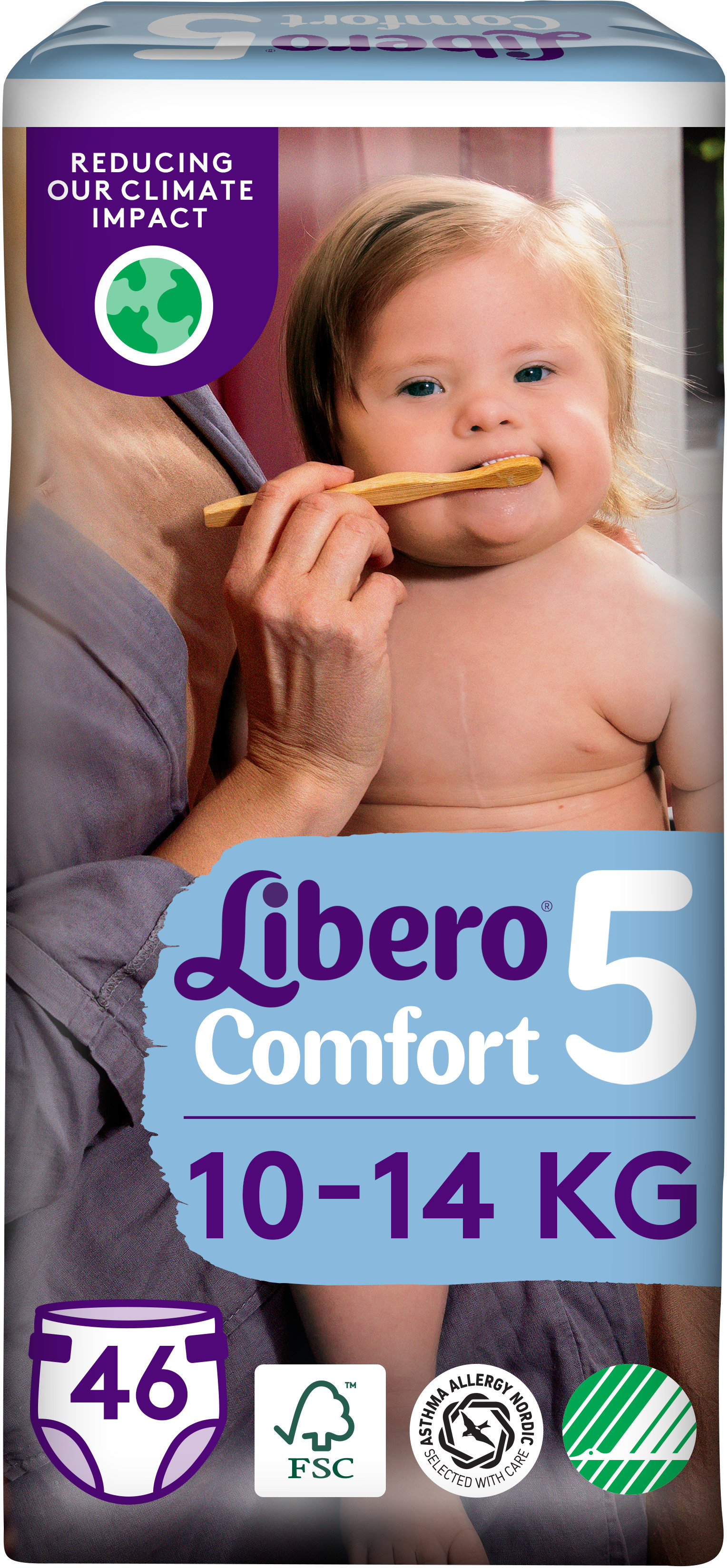 Libero Comfort 5 Blöjor (10-14 kg) 46 st