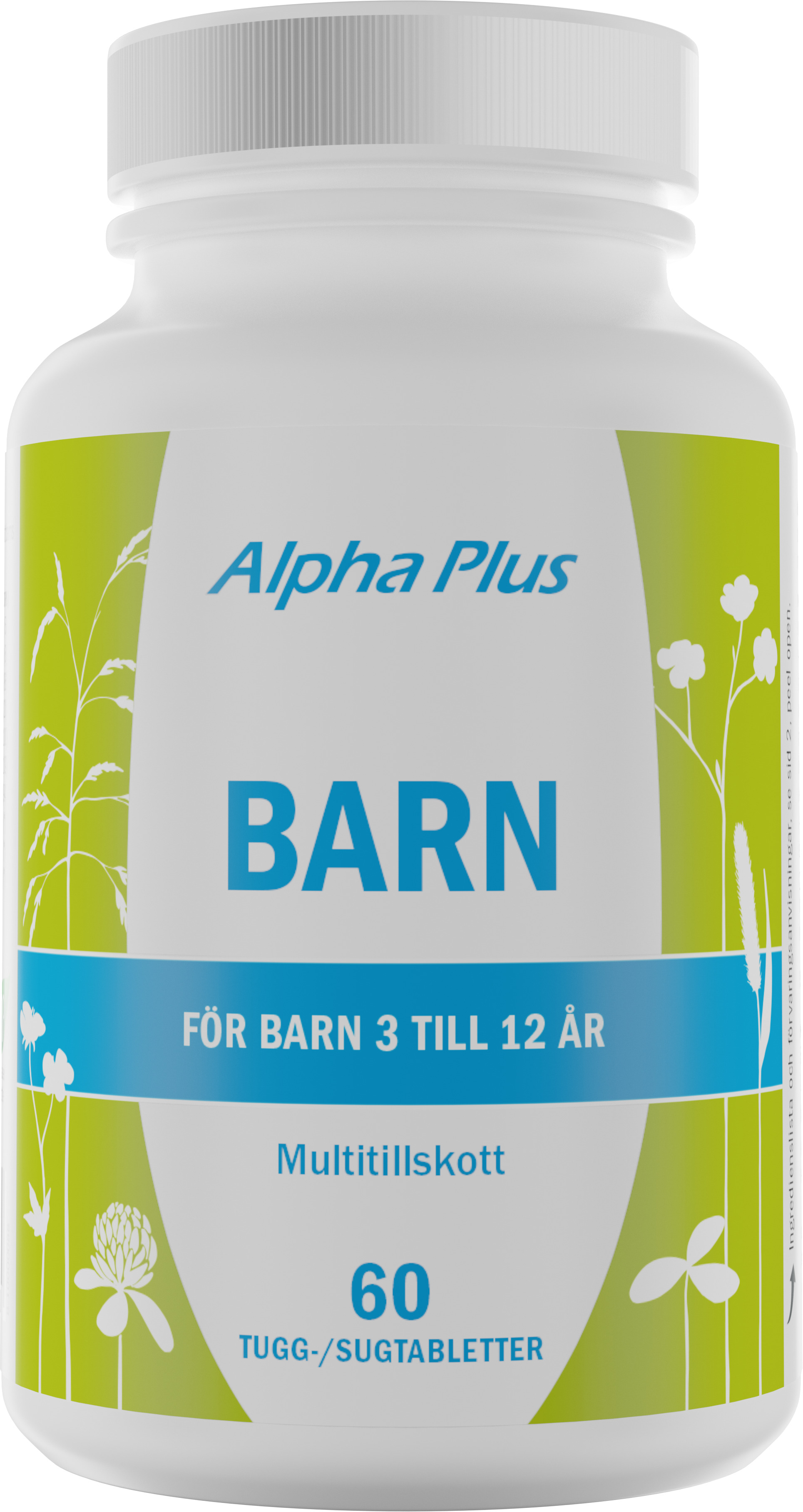 Alpha Plus Barn Multitillskott 60 tuggtabletter
