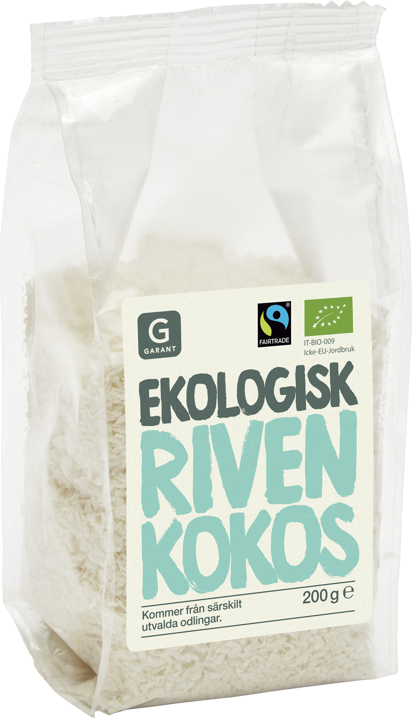 Garant Ekologisk Riven Kokos 200 g