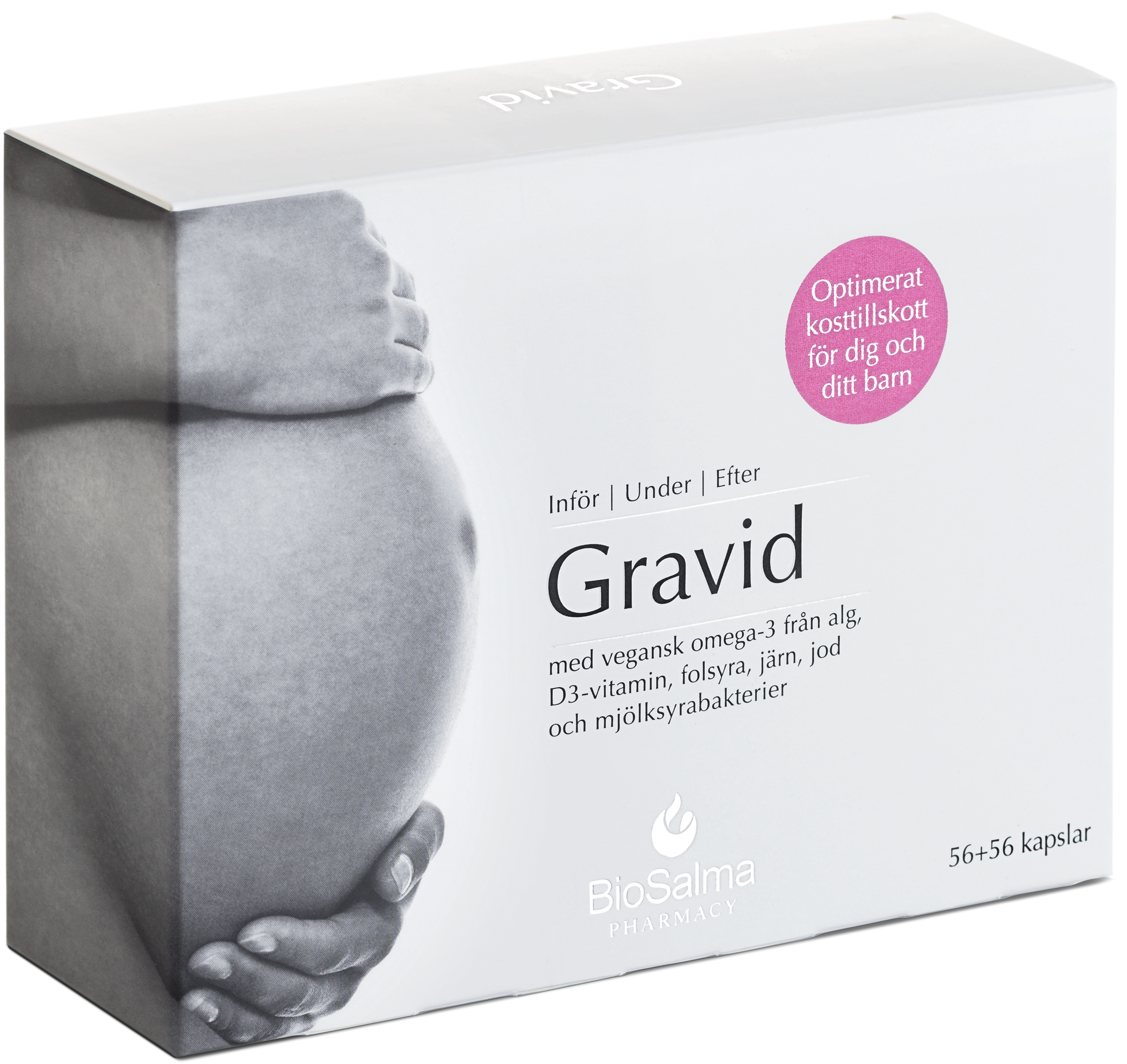 BioSalma Pharmacy Gravid 56+56 kapslar
