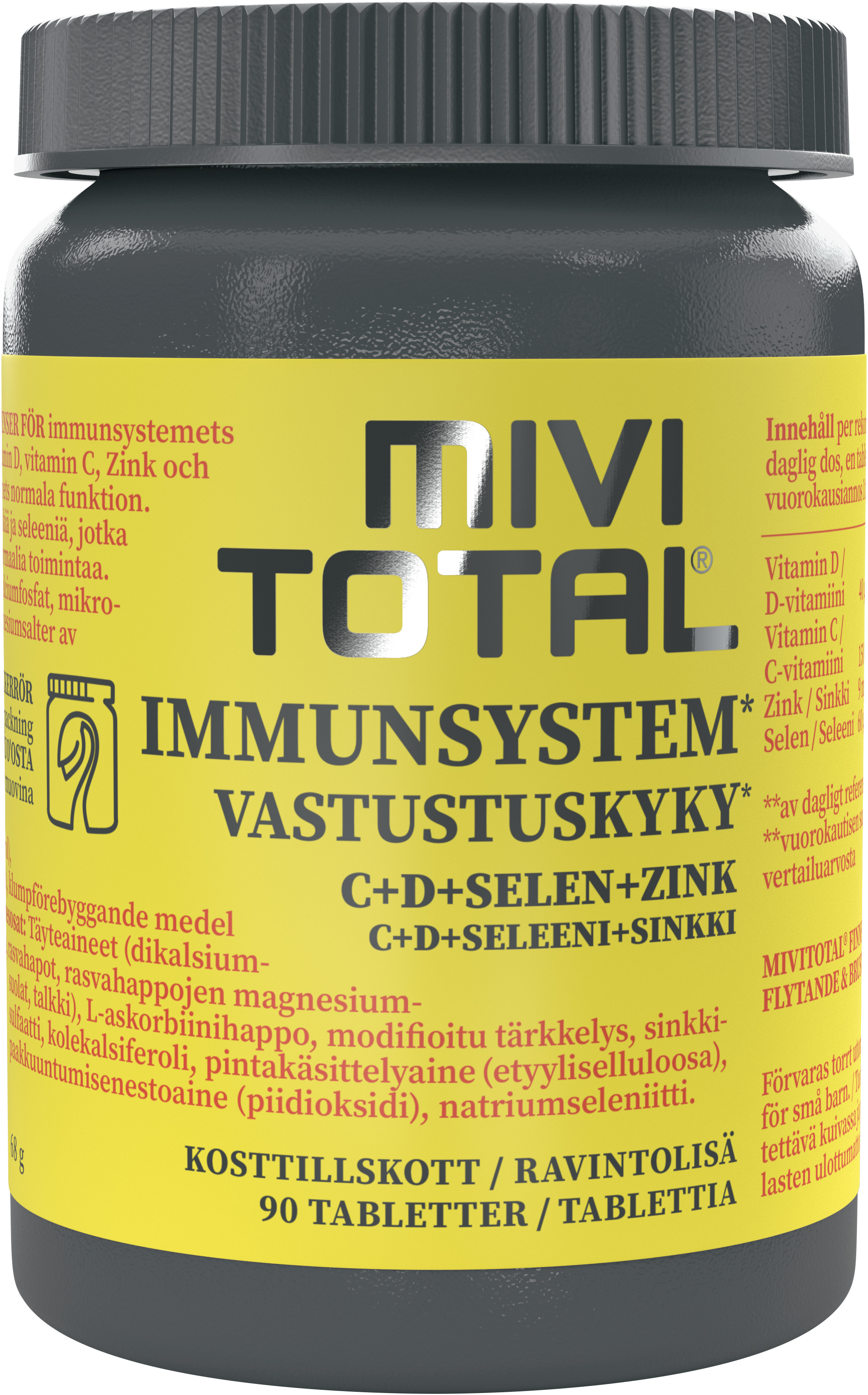 Mivitotal Immunsystem 90 tabletter