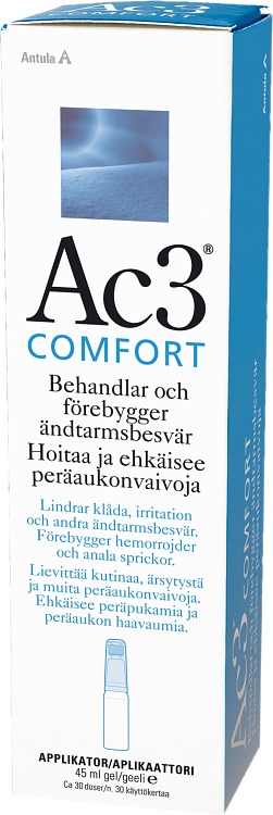 AC3 Comfort Gel Rektala besvär 45 ml