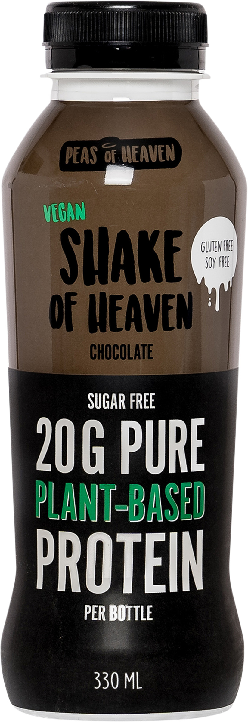 Peas of Heaven Shake of Heaven Chocolate Vegansk Proteindryck 330 ml