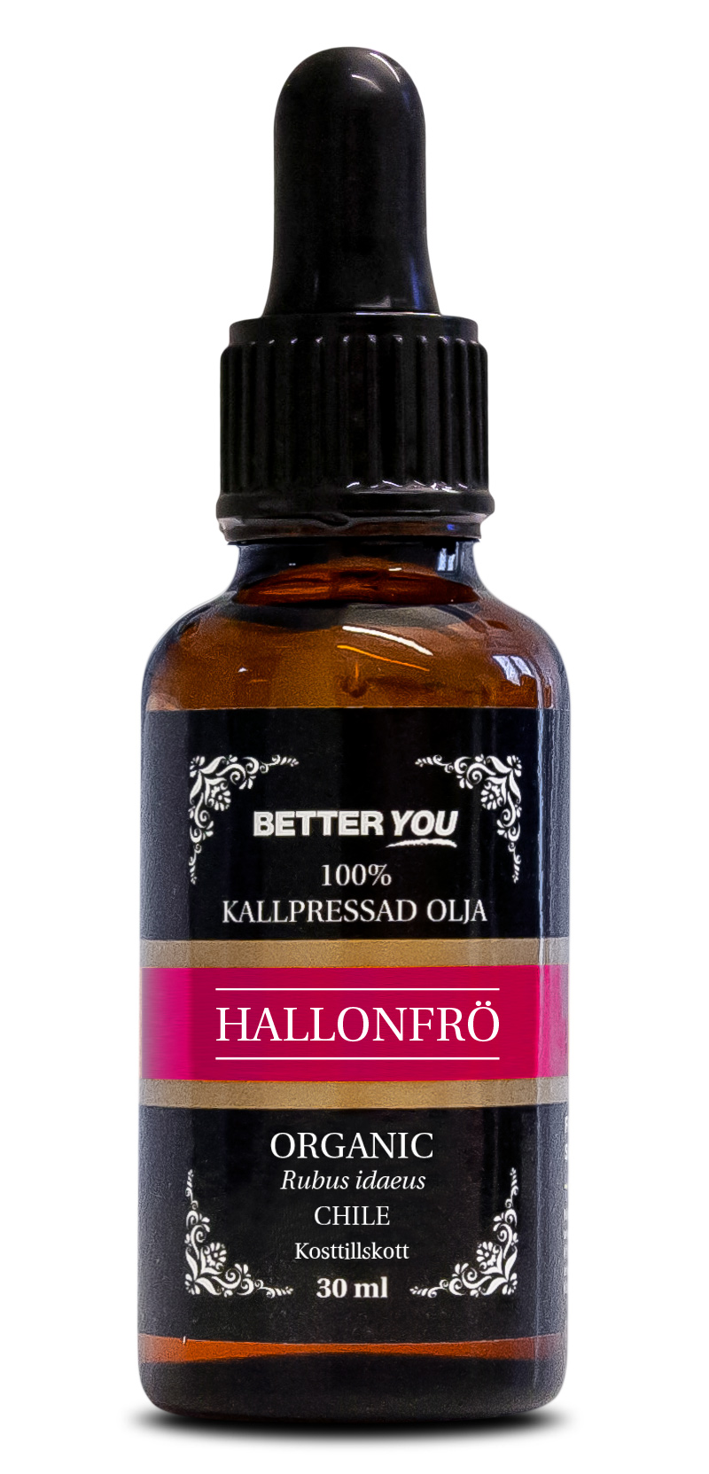Better You Hallonfröolja EKO Kallpressad 30 ml