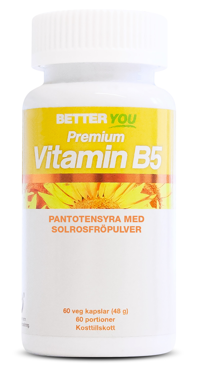 Better You Premium Vitamin B5 60 kapslar