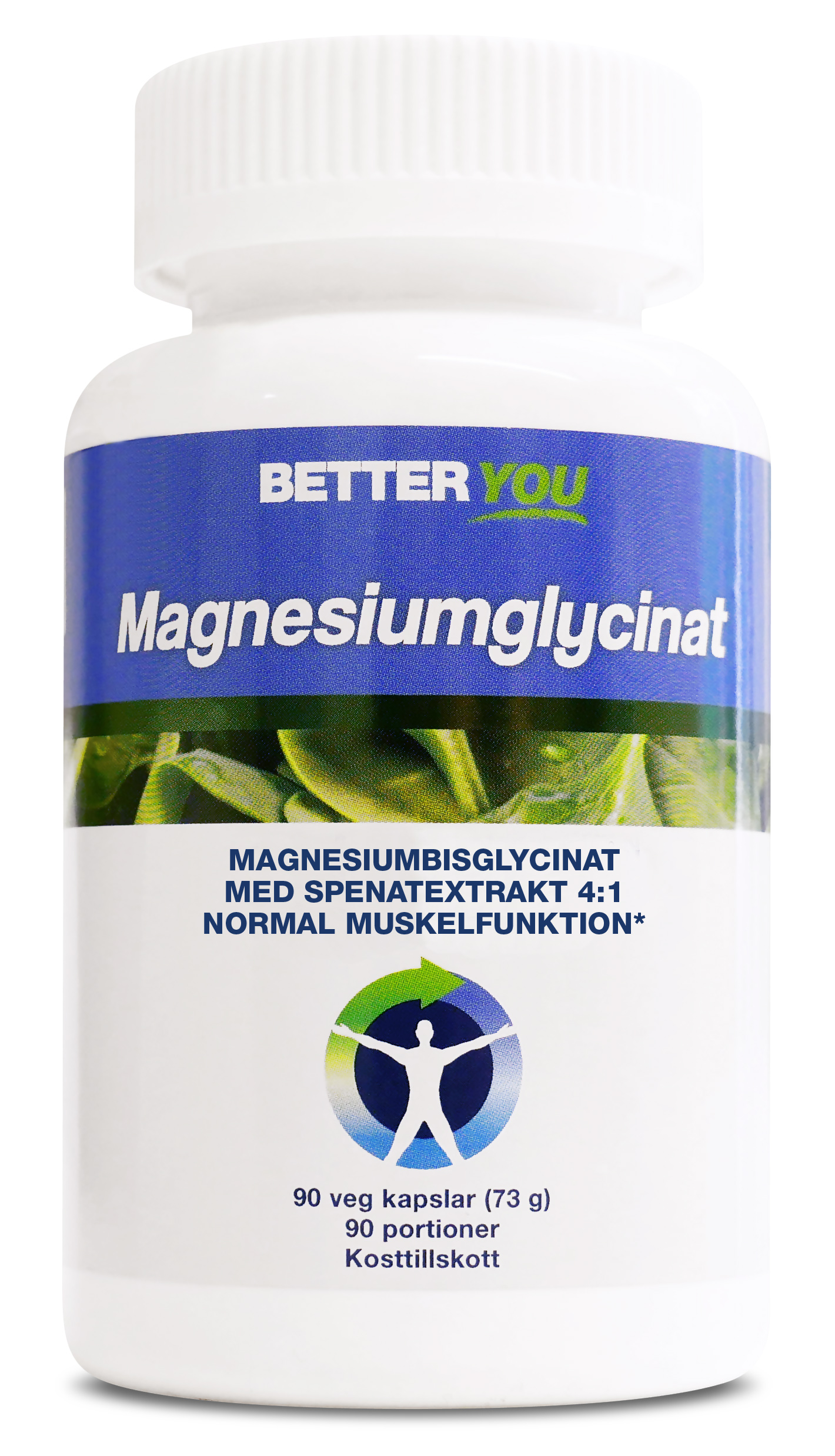 Better You Magnesiumglycinat 90 kapslar