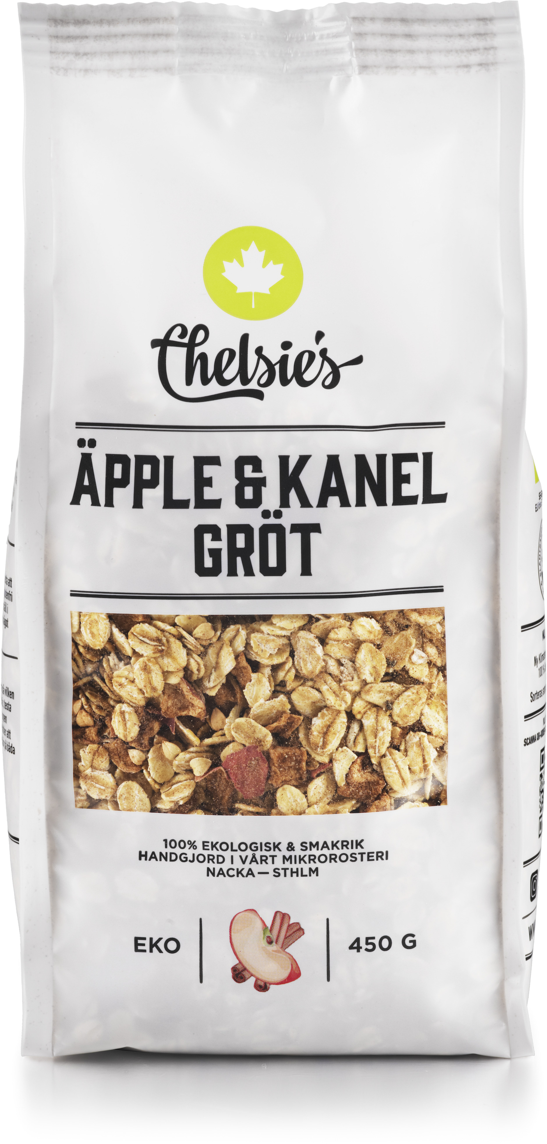 Chelsie's Äpple & Kanel Gröt 450 g
