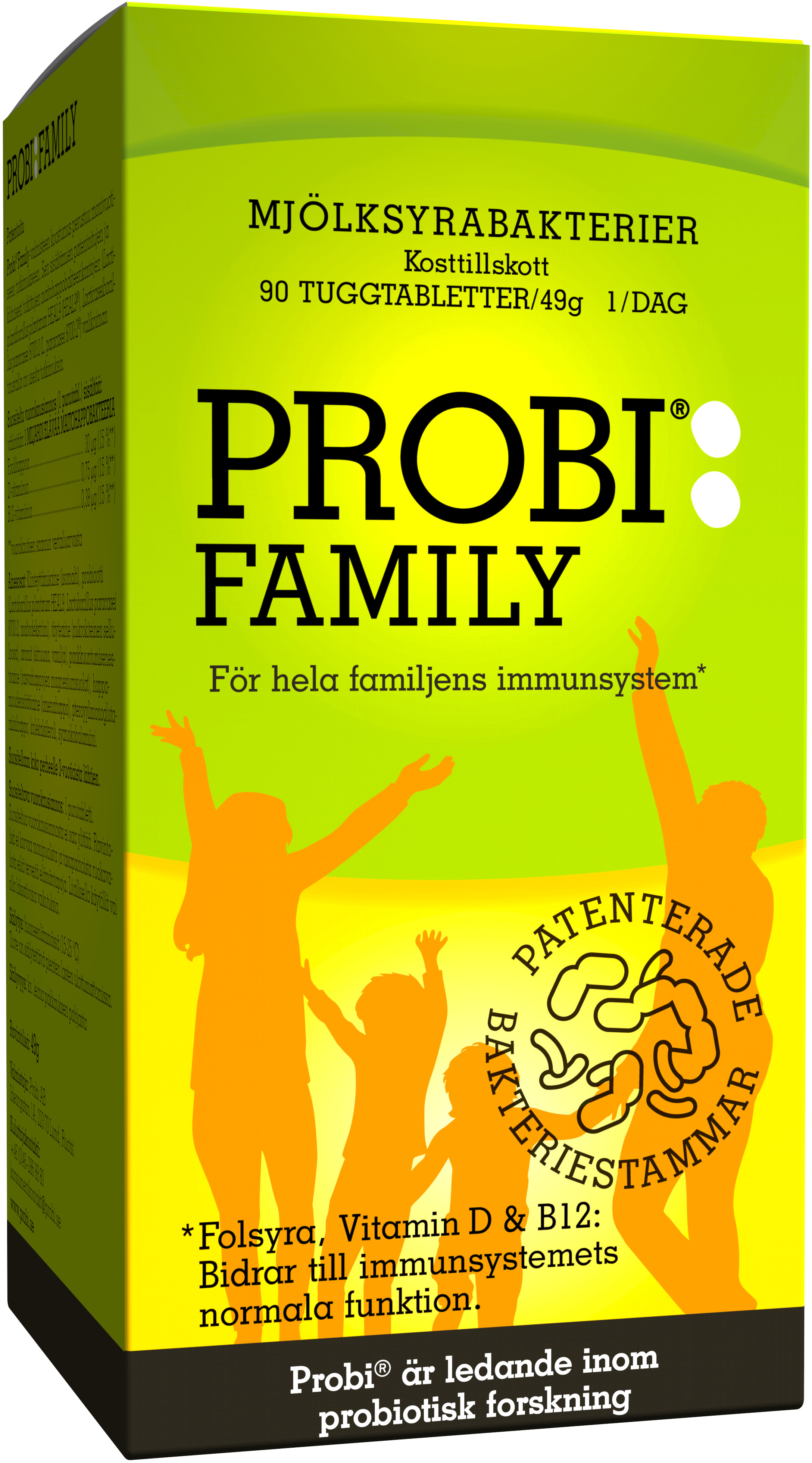 Probi Family Mjölksyrabakterier 90 tuggtabletter