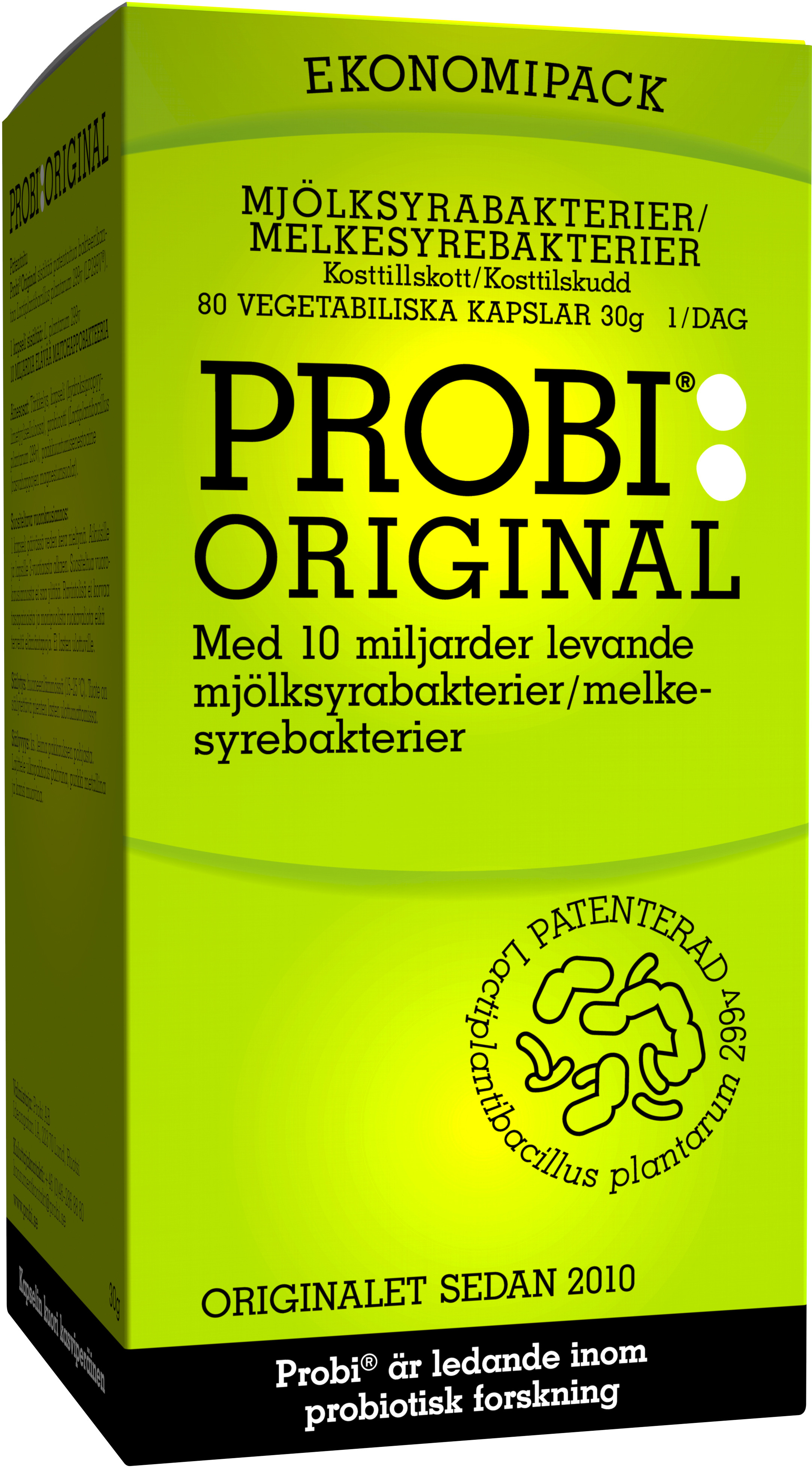 PROBI Original Mjölksyrabakterier 80 kapslar