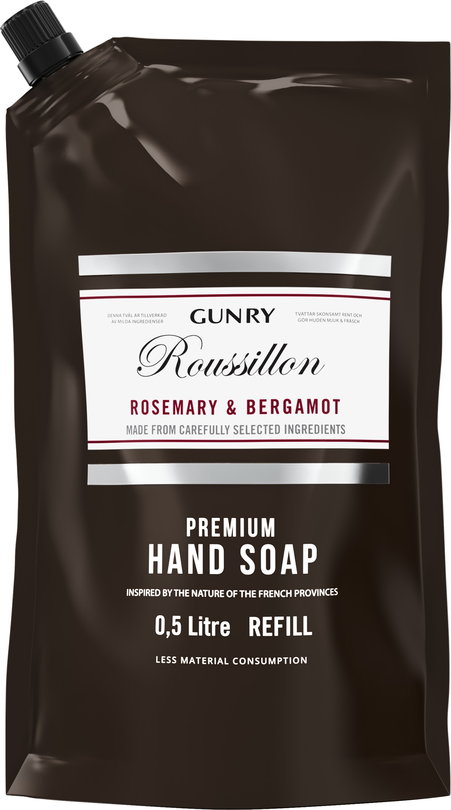 Gunry Rousillon Rosmary &Bergamot Flytande Tvål Refill 500 ml