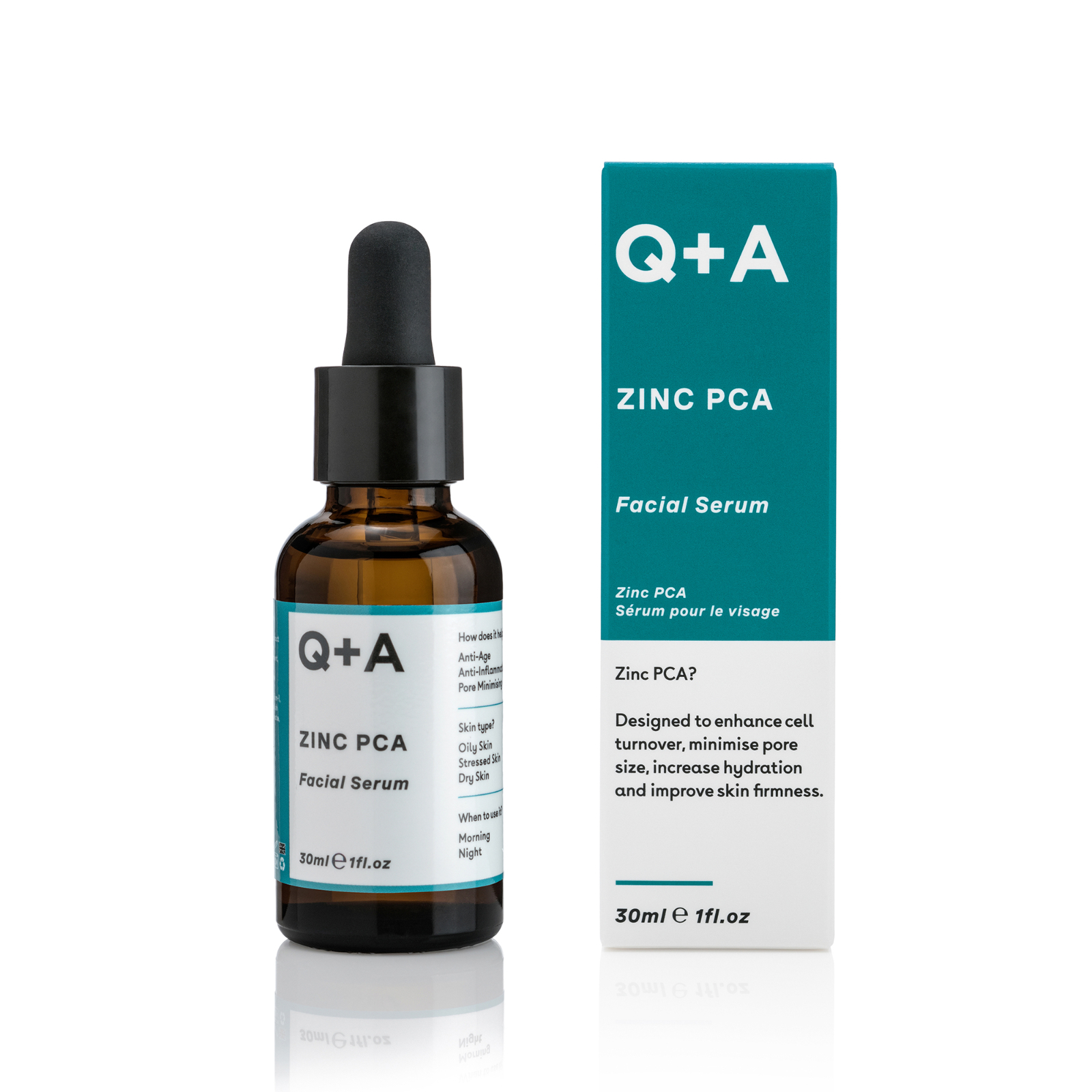 Q+A Zinc PCA Facial Serum 30 ml